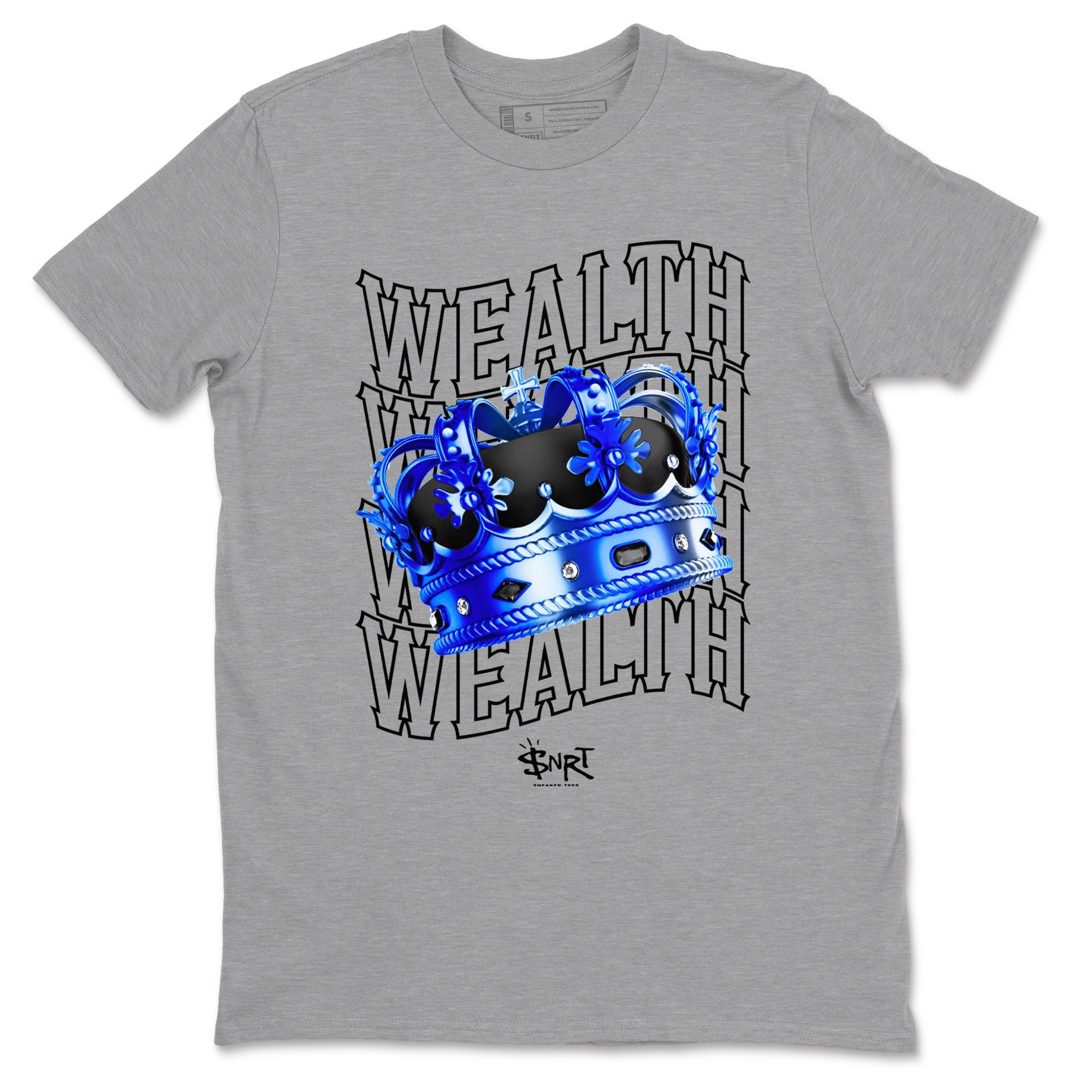 Foams One Royal shirts to match jordans Wealth sneaker match tees Air Foamposite One Royal match shoes to clothes Drip Gear Zone unisex cotton Heather Grey 2 shirts