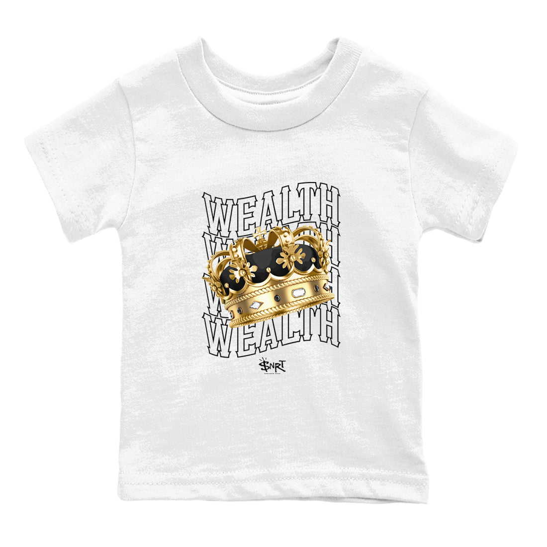 Air Jordan 1 High OG Black Metallic Gold shirts to match jordans Wealth sneaker match tees Jordan 1 Black Metallic Gold Drip Gear Zone streetwear brand Baby and Youth White 2 cotton tee