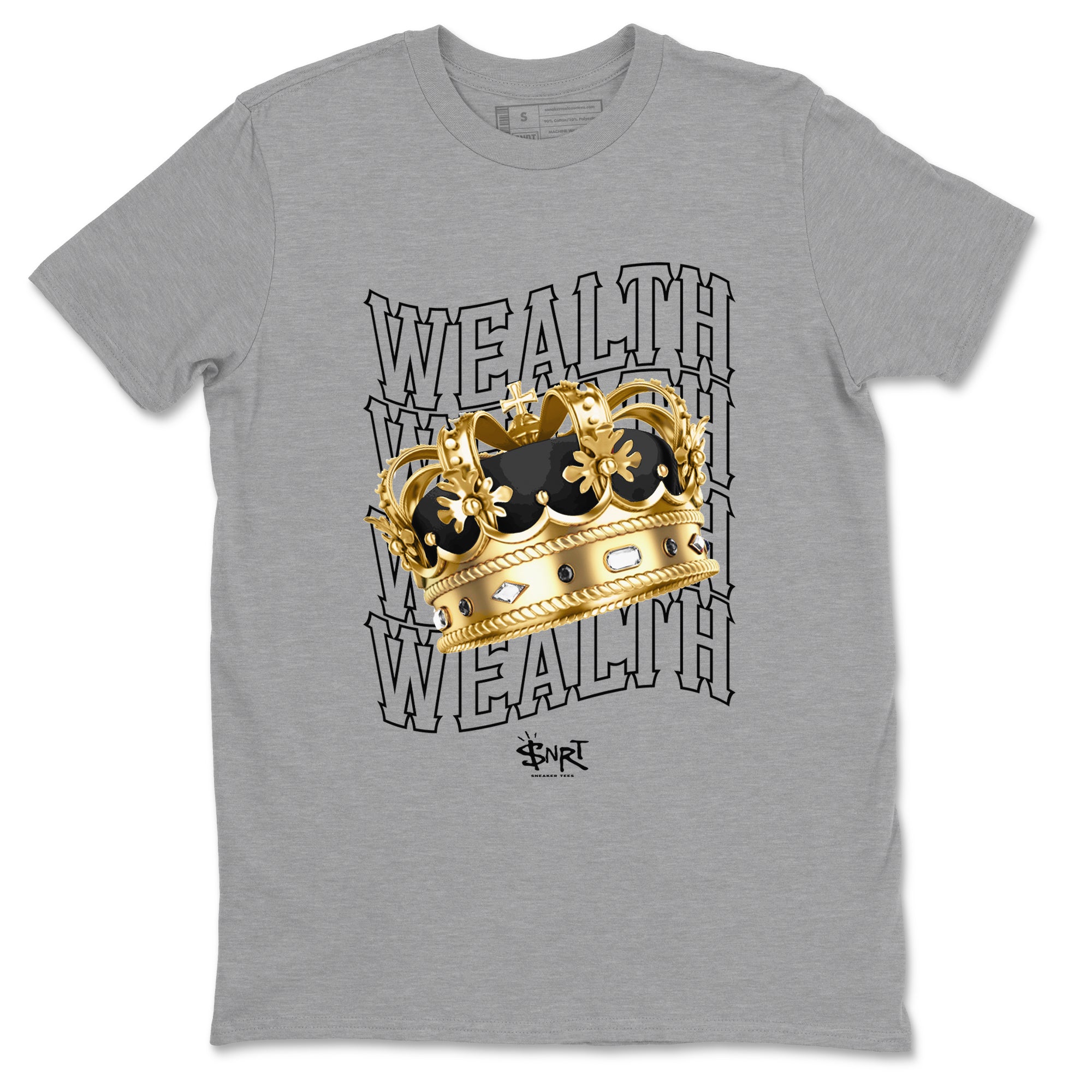 Air Jordan 1 High OG Black Metallic Gold shirts to match jordans Wealth sneaker match tees Jordan 1 Black Metallic Gold Drip Gear Zone streetwear brand Heather Grey 2 unisex cotton tee