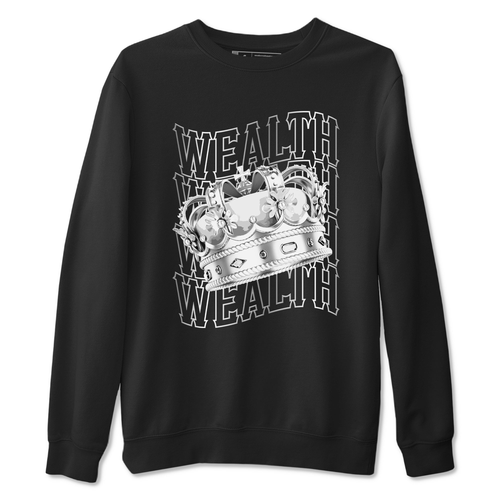Air Jordan 1 Gift Giving Silver shirts to match jordans Wealth sneaker match tees Air Jordan 1 Gift Giving Drip Gear Zone streetwear brand Black 2 unisex cotton tee