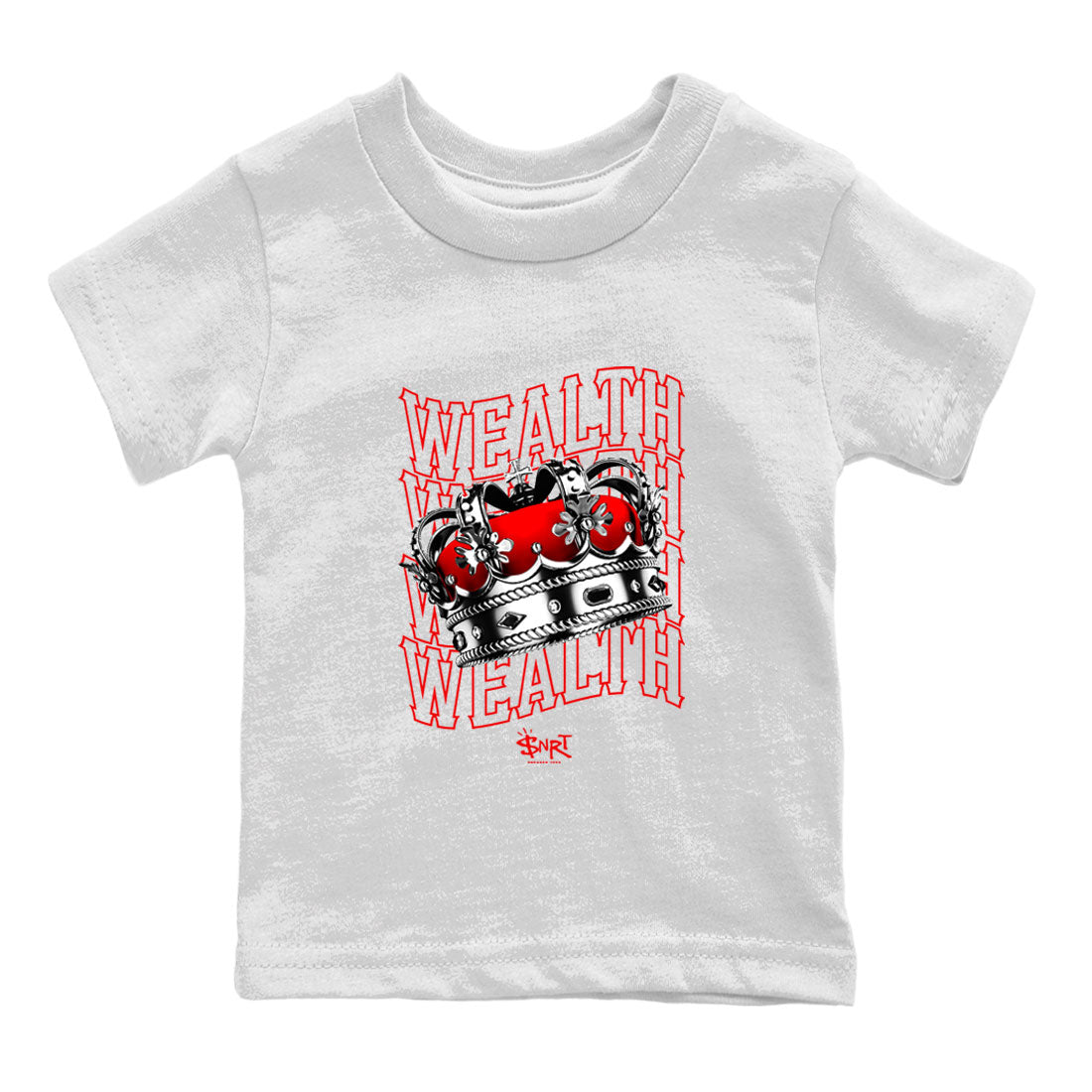 Air Jordan 1 Retro High OG Satin Bred shirt to match jordans Wealth sneaker release tees Air Jordan 1 Satin Bred Drip Gear Zone Baby Toddler White 2 T-Shirt