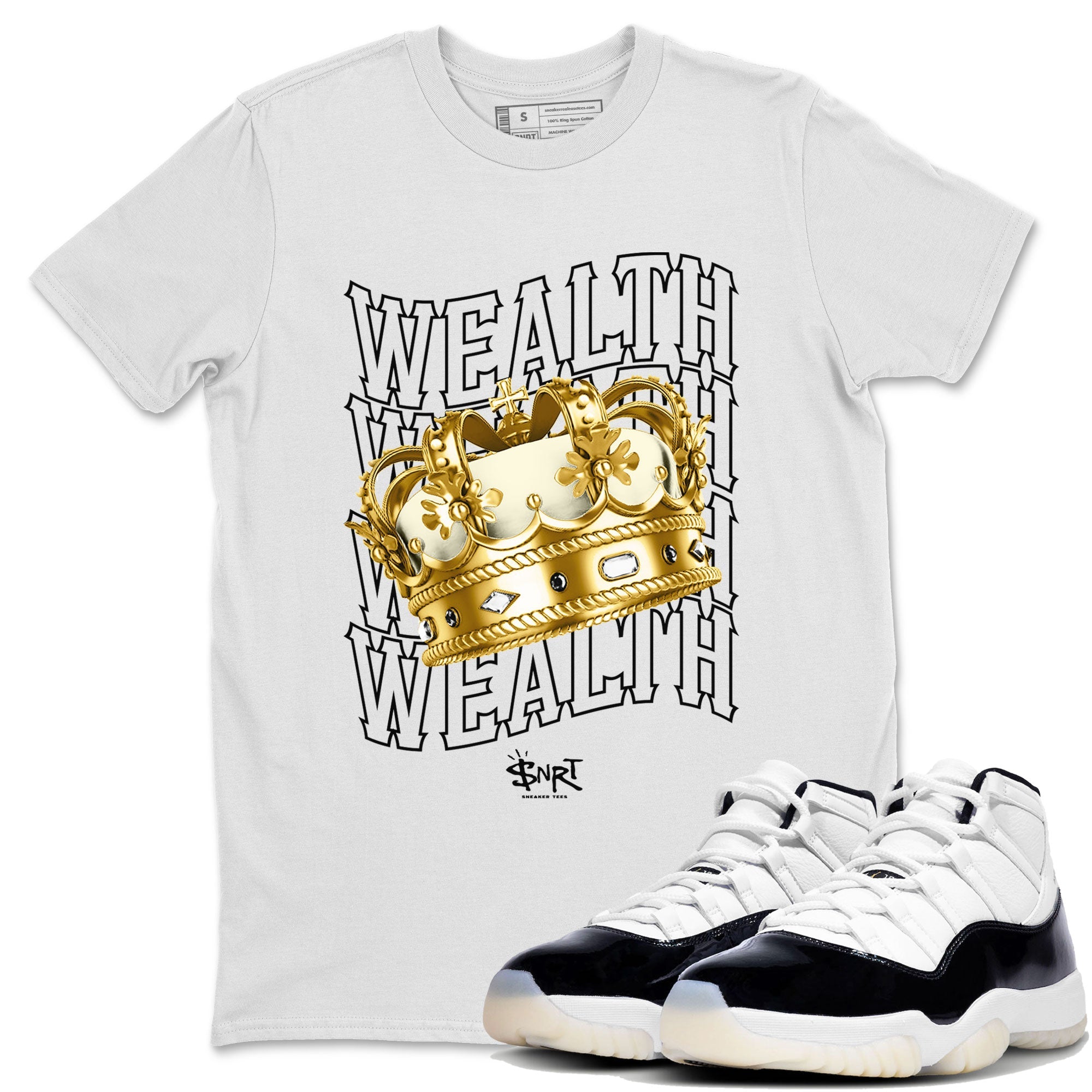 Air Jordan 11 Gratitude shirt to match jordans Wealth sneaker tees Jordan 11 Retro Gratitude Drip Gear Zone Unisex Streetwear Clothing White 1 T-Shirt