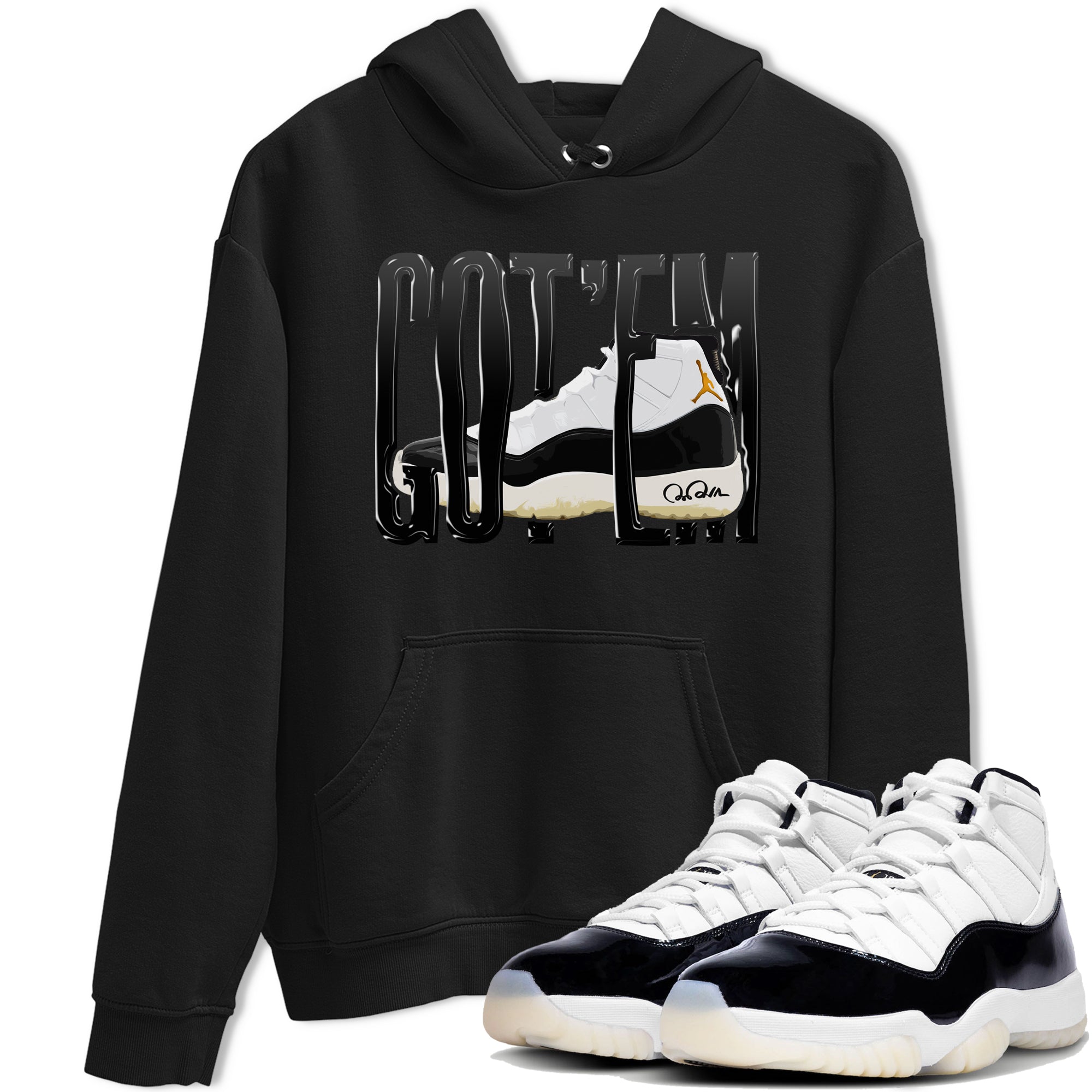 Air Jordan 11 Gratitude shirt to match jordans Wiggling Gotem sneaker tees AJ11 Gratitude Drip Gear Zone Unisex Black 1 T-Shirt