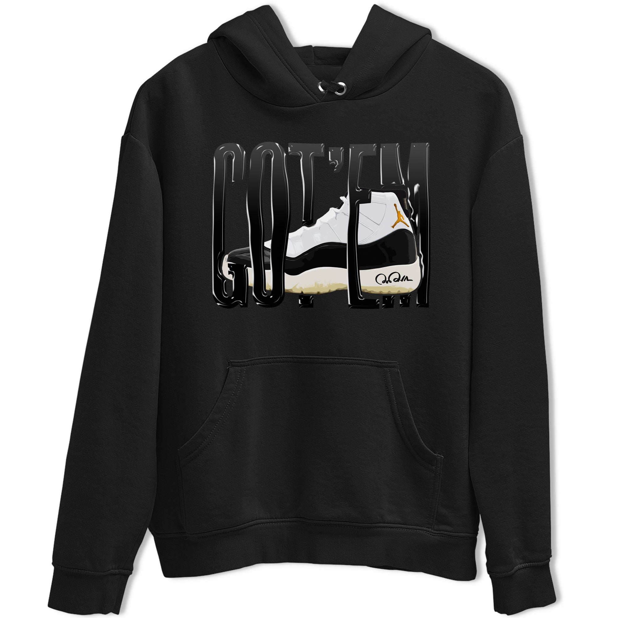Air Jordan 11 Gratitude shirt to match jordans Wiggling Gotem sneaker tees AJ11 Gratitude Drip Gear Zone Unisex Black 2 T-Shirt