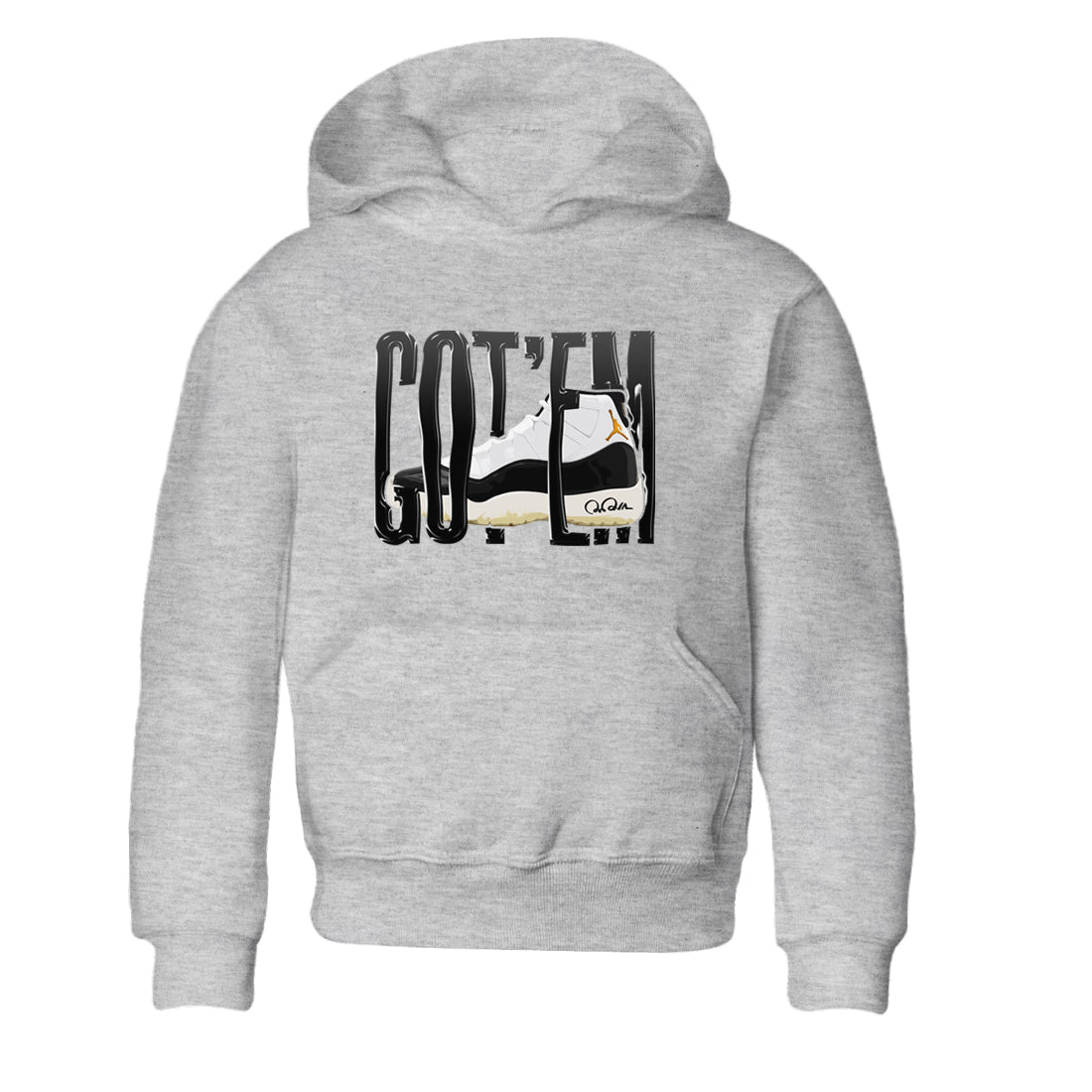 Air Jordan 11 Gratitude shirt to match jordans Wiggling Gotem sneaker tees AJ11 Gratitude Drip Gear Zone Baby Toddler Heather Grey 2 T-Shirt