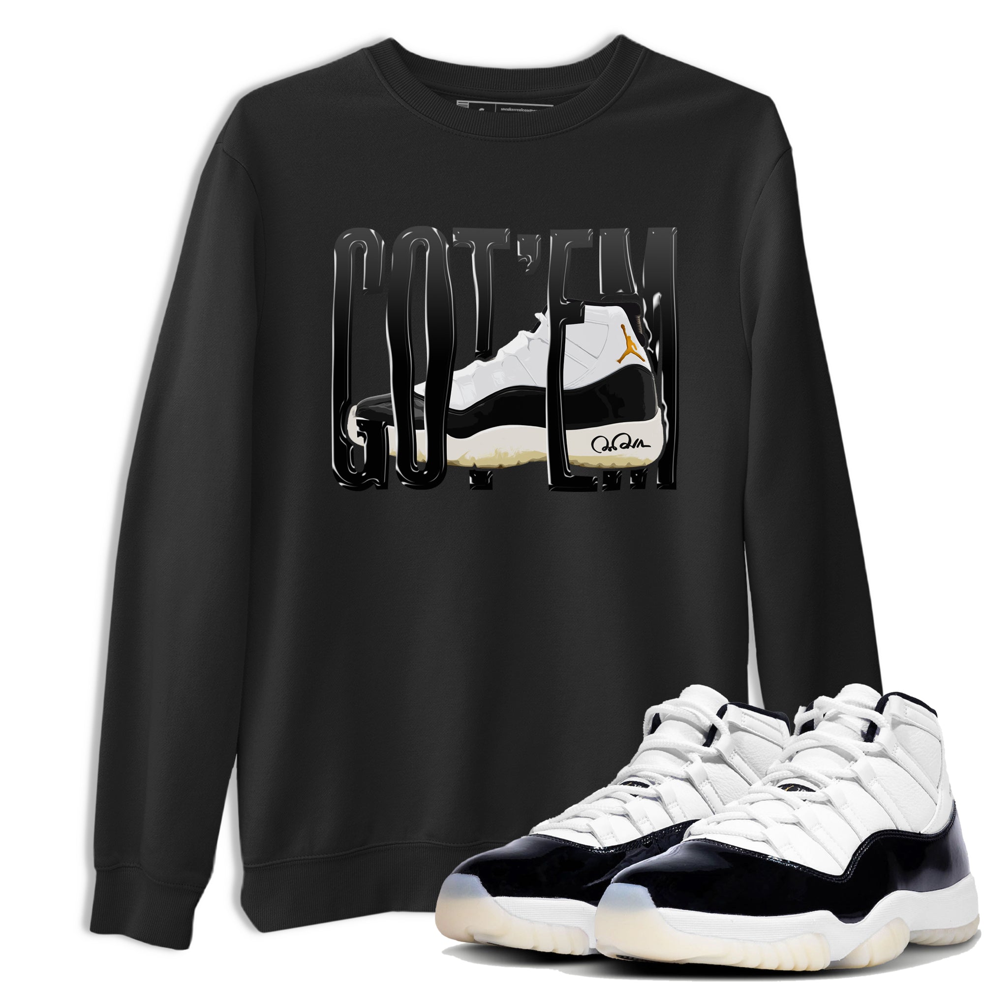 Air Jordan 11 Gratitude shirt to match jordans Wiggling Gotem sneaker tees AJ11 Gratitude Drip Gear Zone Unisex Black 1 T-Shirt