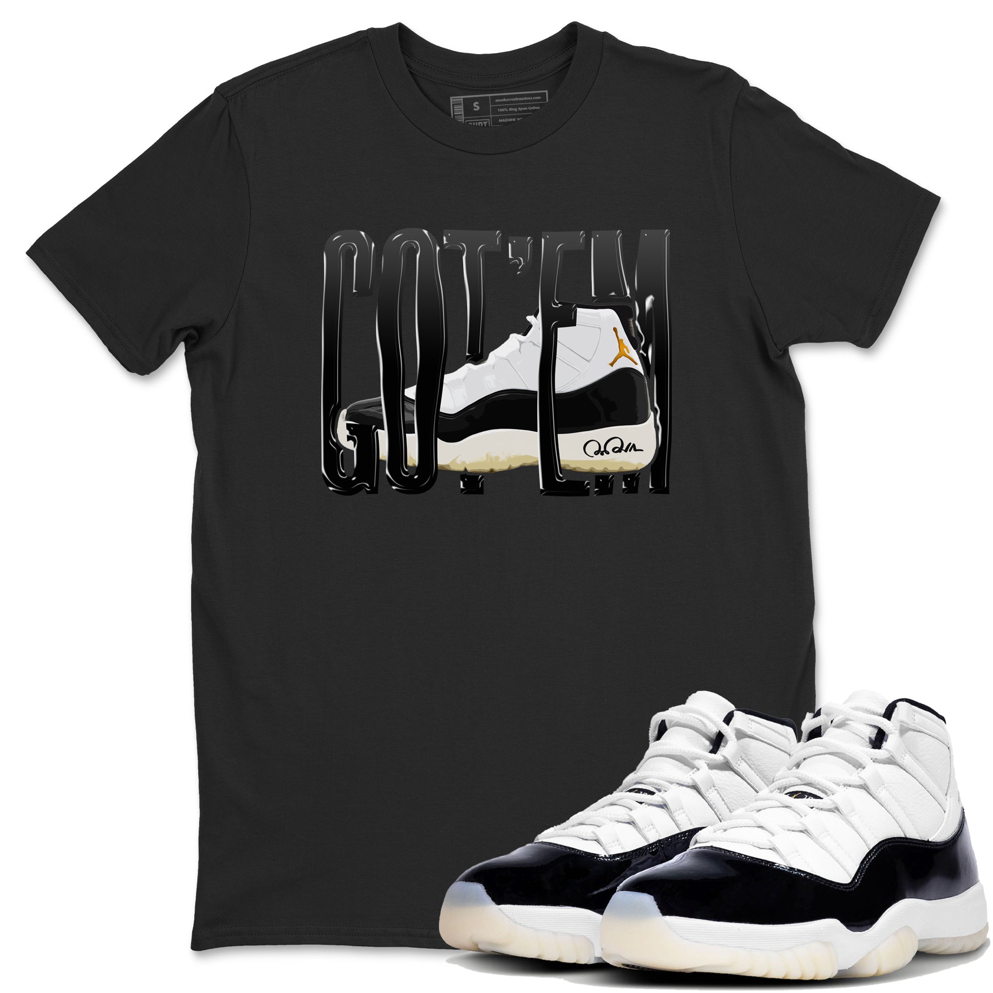 Air Jordan 11 Gratitude shirt to match jordans Wiggling Gotem sneaker tees AJ11 Gratitude Drip Gear Zone Unisex Black 1 T-Shirt