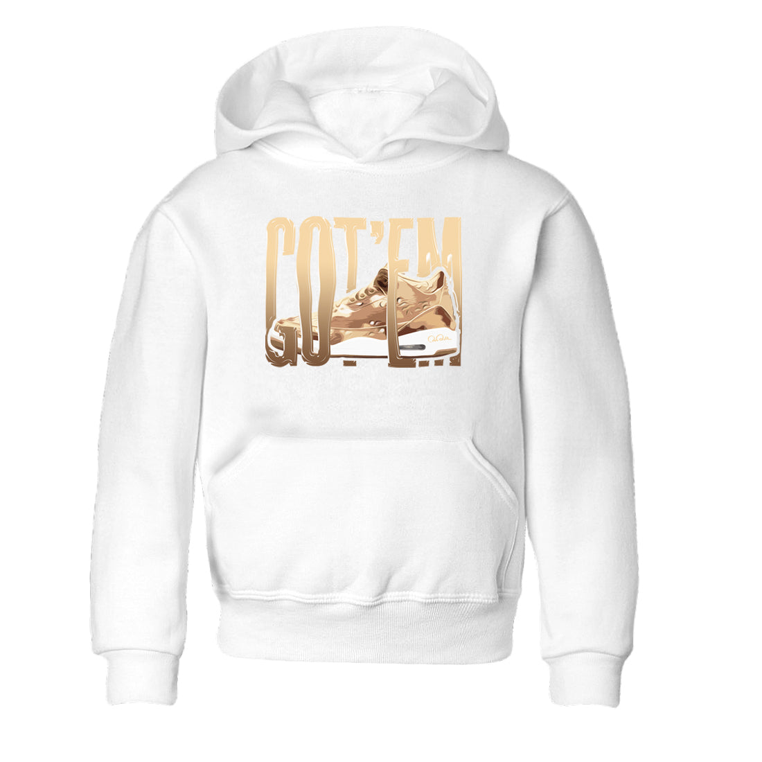 AJ3 Desert Camo shirts to match jordans Wiggling Gotem sneaker match tees Air Jordan 3 Desert Camo Drip Gear Zone streetwear brand Baby and Youth White 2 cotton tee