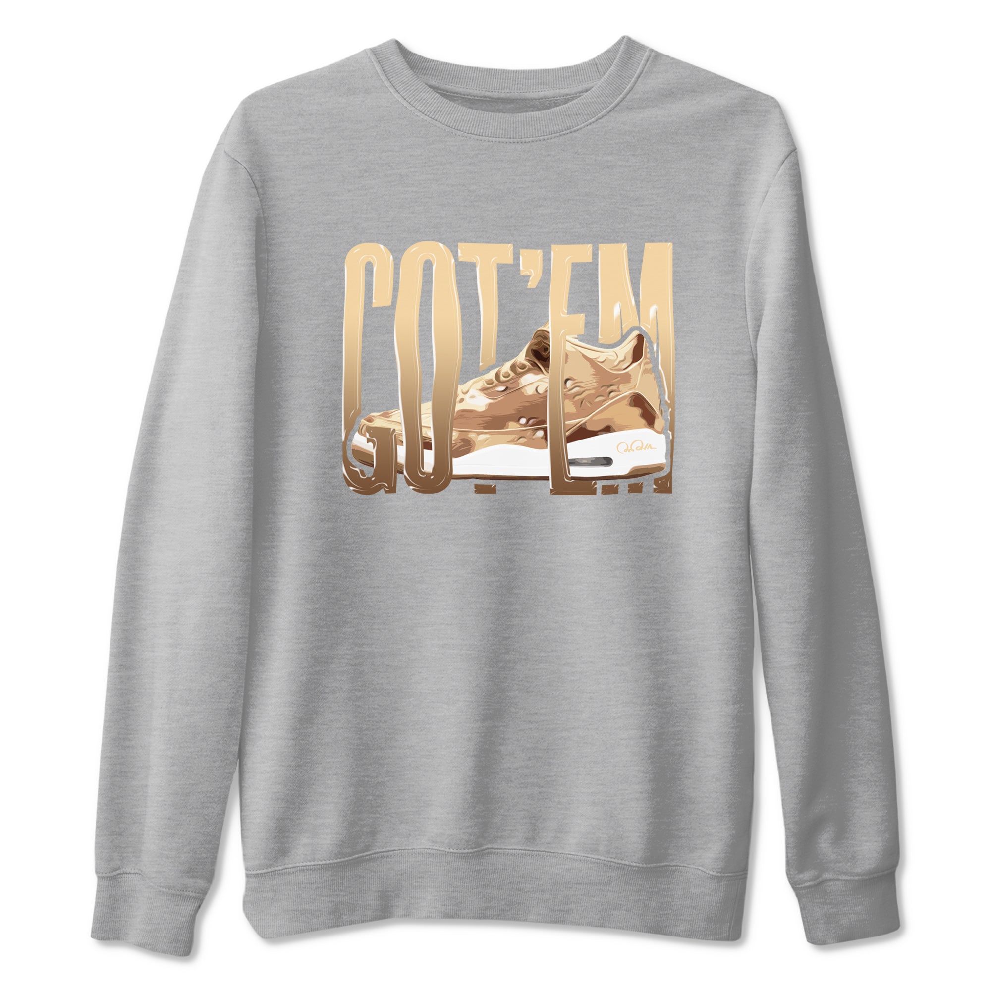 AJ3 Desert Camo shirts to match jordans Wiggling Gotem sneaker match tees Air Jordan 3 Desert Camo Drip Gear Zone streetwear brand Heather Grey 2 unisex cotton tee