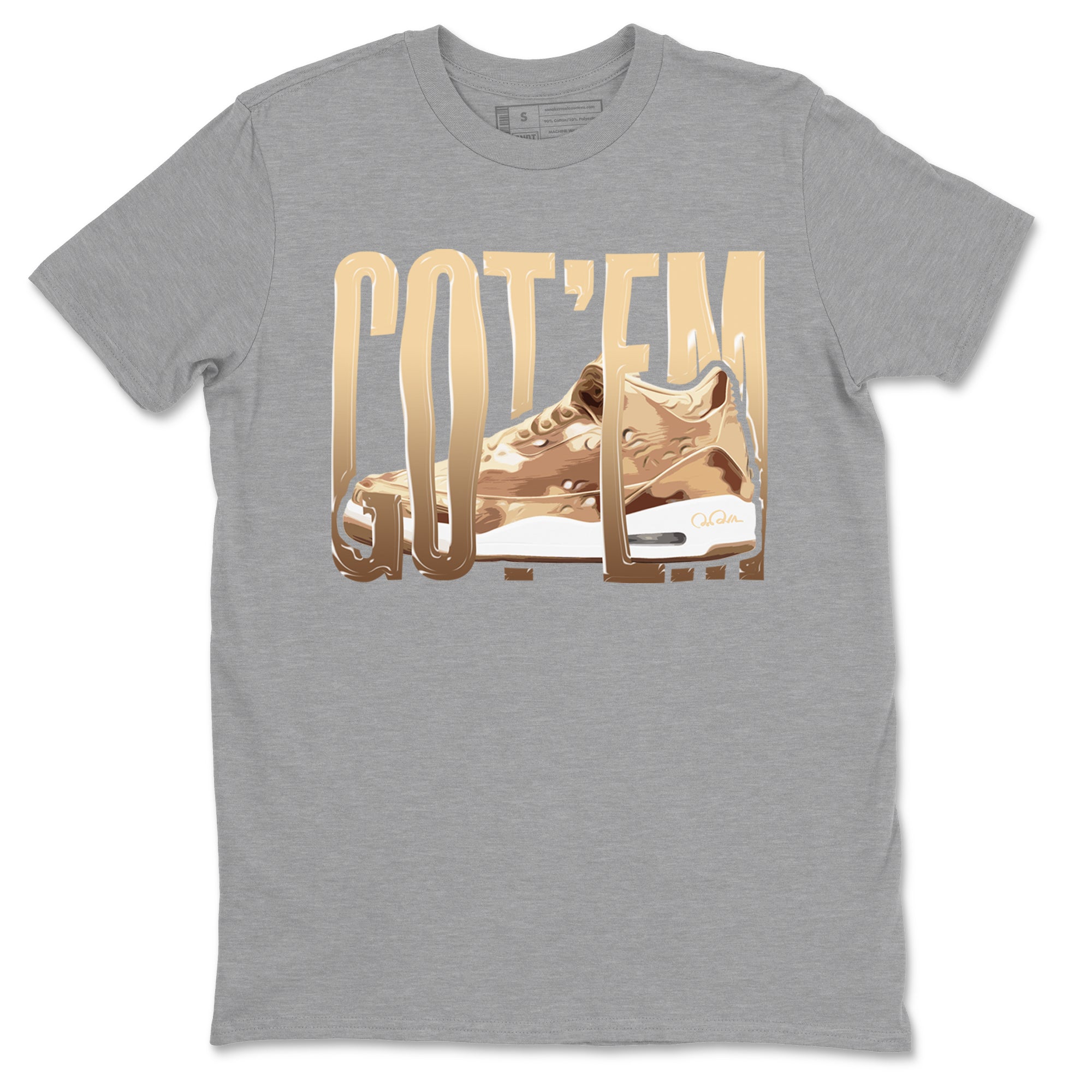 AJ3 Desert Camo shirts to match jordans Wiggling Gotem sneaker match tees Air Jordan 3 Desert Camo Drip Gear Zone streetwear brand Heather Grey 2 unisex cotton tee