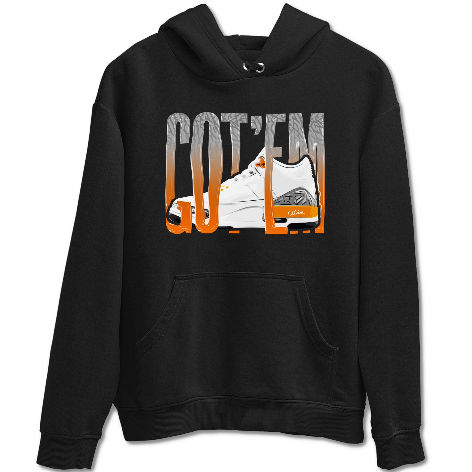 3s Georgia Peach shirt to match jordans Wiggling Gotem sneaker tees Air Jordan 3 Georgia Peach Drip Gear Zone unisex cotton Black 2 crew neck shirt