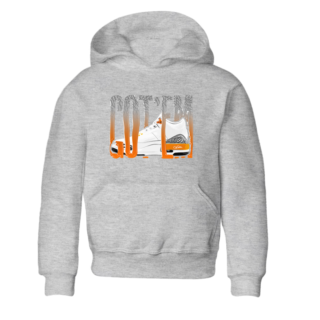 3s Georgia Peach shirt to match jordans Wiggling Gotem sneaker tees Air Jordan 3 Georgia Peach Drip Gear Zone baby toddler Heather Grey 2 cotton Shirt