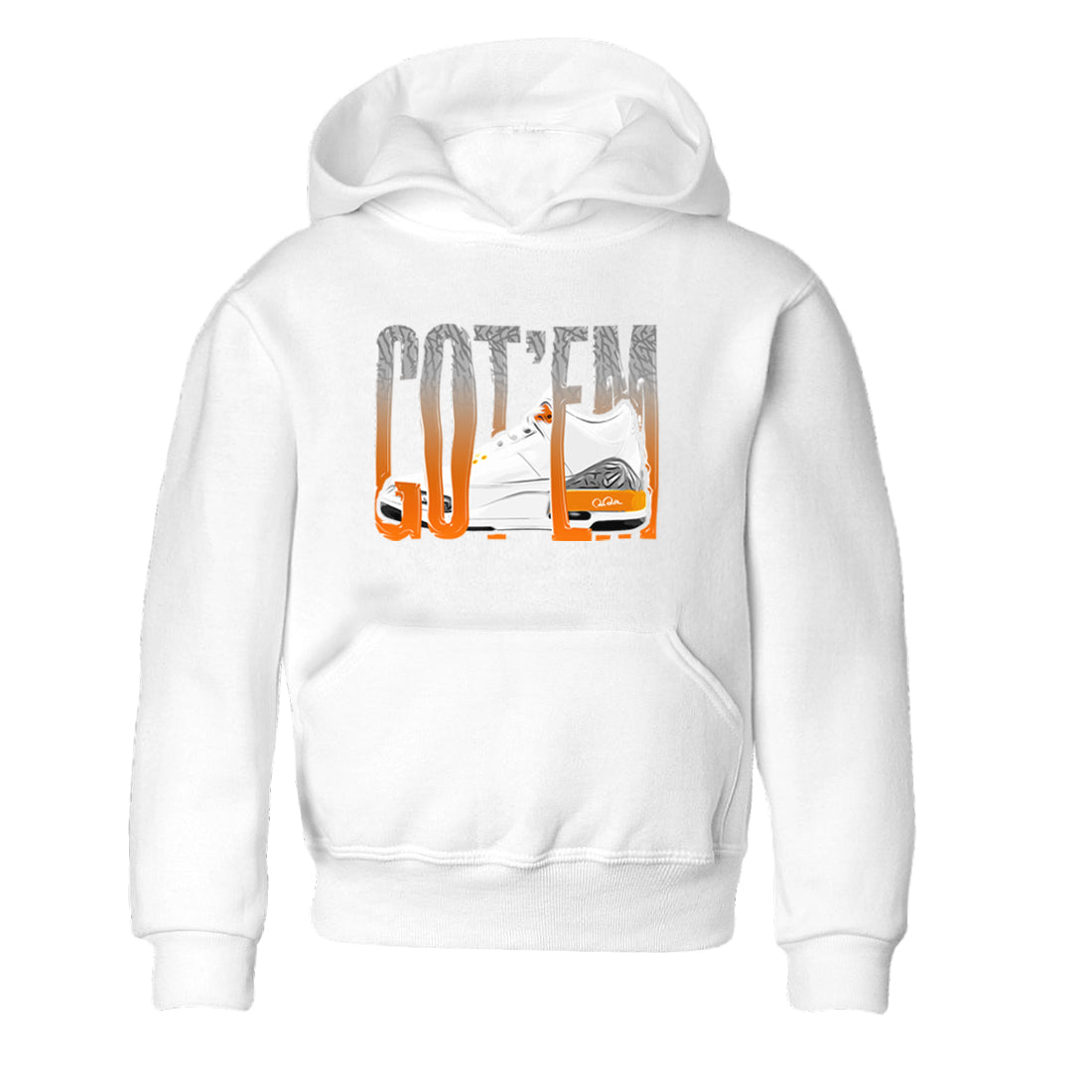 3s Georgia Peach shirt to match jordans Wiggling Gotem sneaker tees Air Jordan 3 Georgia Peach Drip Gear Zone baby toddler White 2 cotton Shirt
