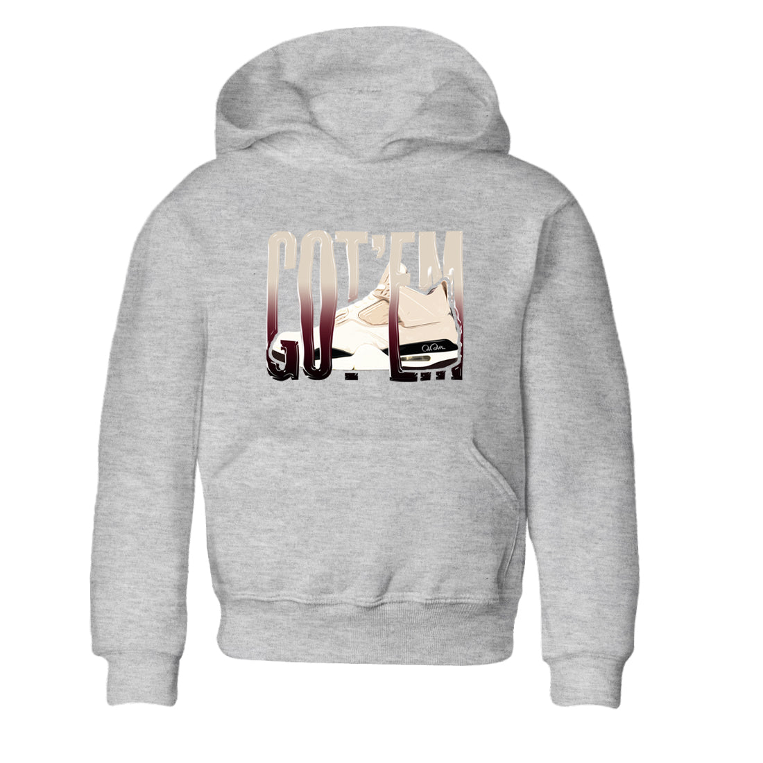 4s A Ma Maniere x Fossil Stone shirts to match jordans Wiggling Gotem sneaker match tees Air Jordan 4 A Ma Maniere x Fossil Stone match shoes to clothes Drip Gear Zone Youth Baby Heather Grey 2 tee