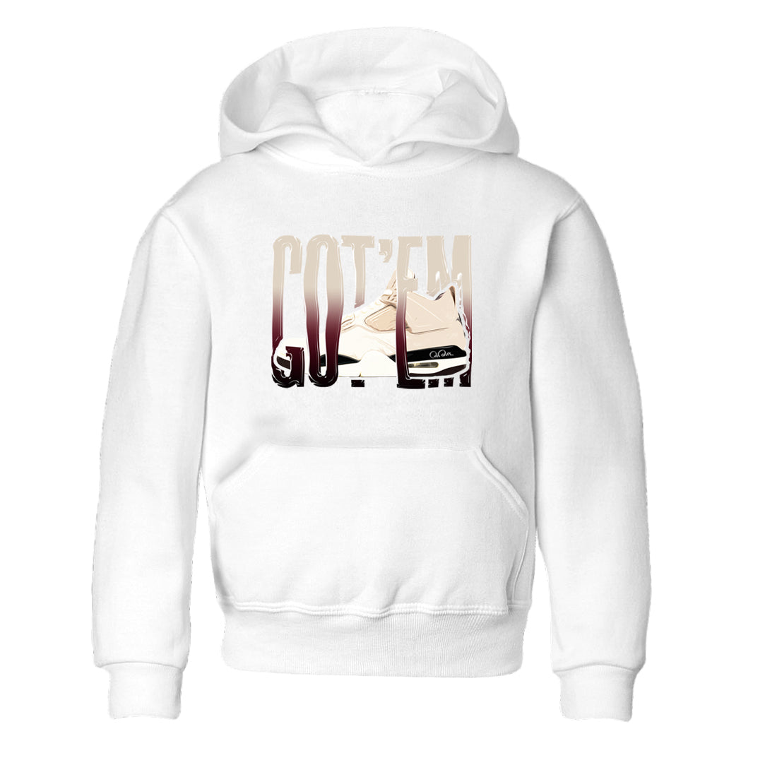 4s A Ma Maniere x Fossil Stone shirts to match jordans Wiggling Gotem sneaker match tees Air Jordan 4 A Ma Maniere x Fossil Stone match shoes to clothes Drip Gear Zone Youth Baby White 2 tee