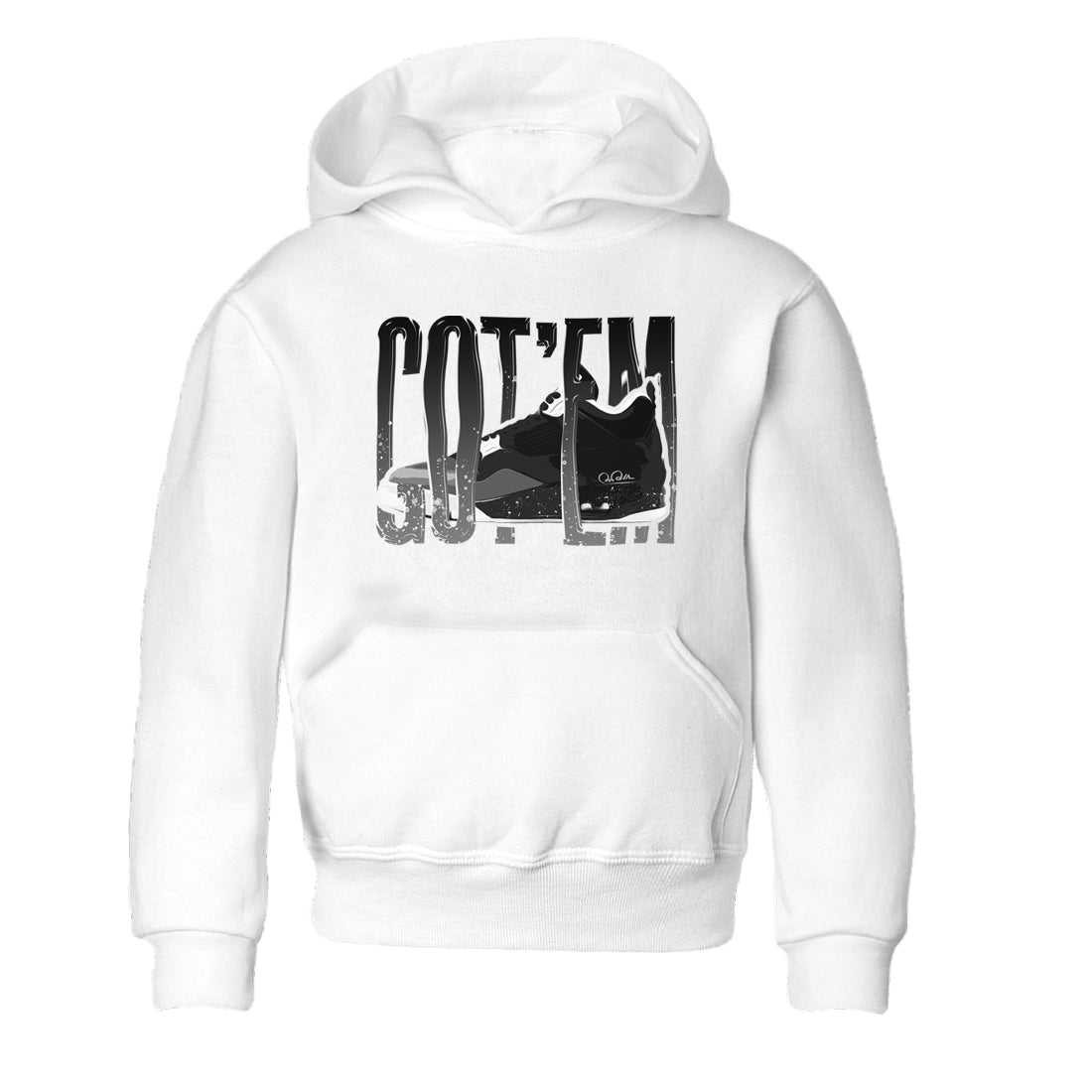 4s Fear shirts to match jordans Wiggling Gotem sneaker match tees Air Jordan 4 Fear match shoes to clothes Drip Gear Zone Youth Baby White 2 tee