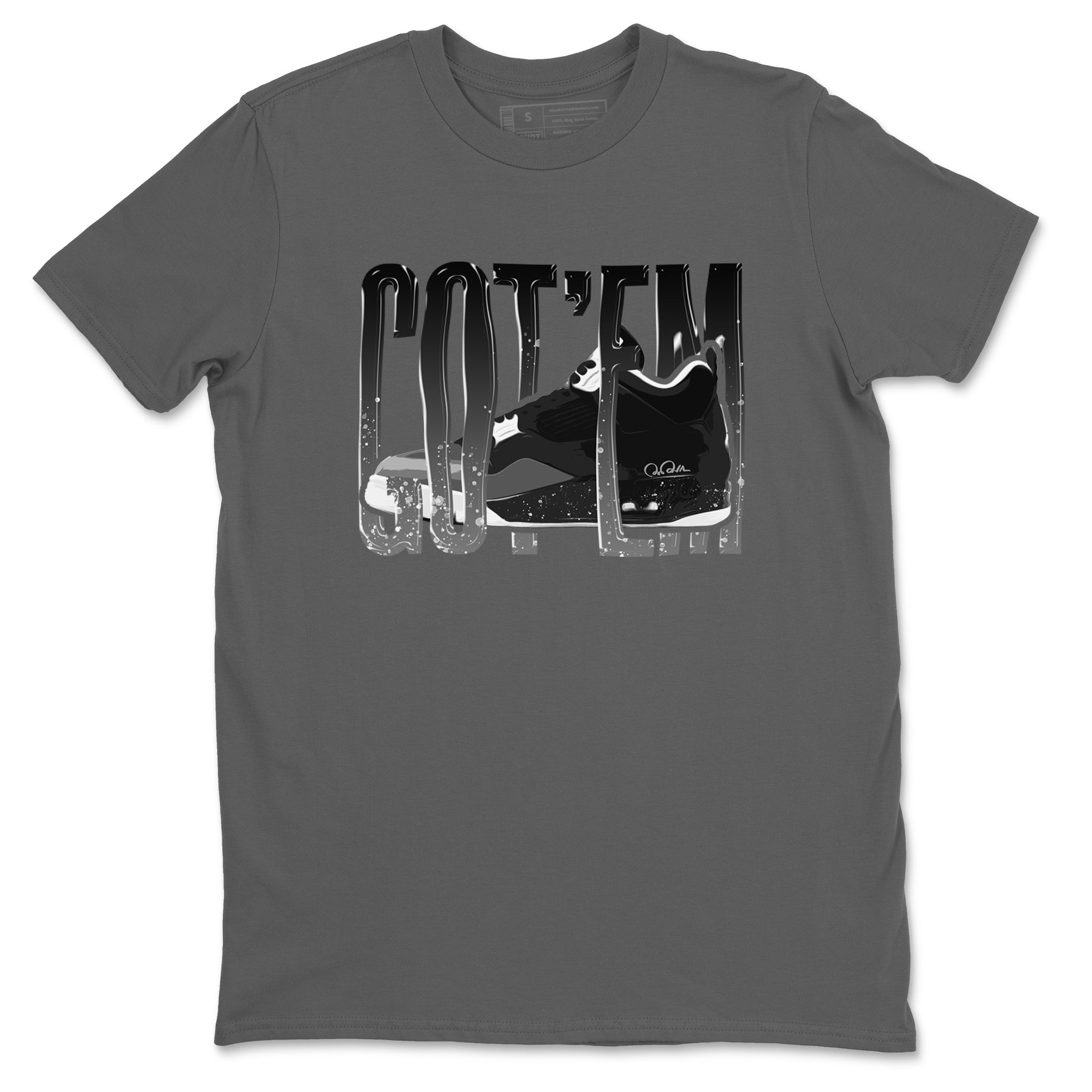 4s Fear shirts to match jordans Wiggling Gotem sneaker match tees Air Jordan 4 Fear match shoes to clothes Drip Gear Zone unisex cotton Cool Grey 2 shirts