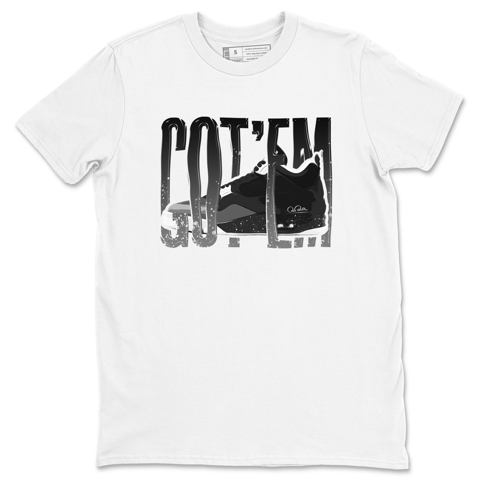 4s Fear shirts to match jordans Wiggling Gotem sneaker match tees Air Jordan 4 Fear match shoes to clothes Drip Gear Zone unisex cotton White 2 shirts