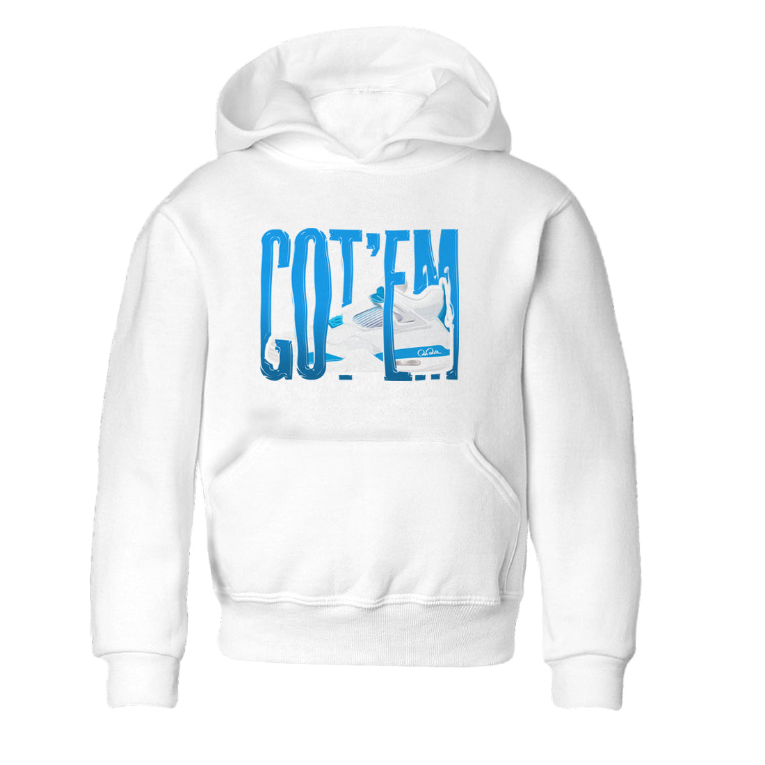 AJ4 Military Blue shirt to match jordans Wiggling Gotem sneaker tees Air Jordan 4 Military Blue Drip Gear Zone baby toddler White 2 cotton Shirt