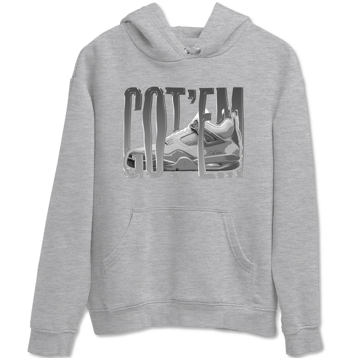 4s Wet Cement shirts to match jordans Wiggling Gotem sneaker match tees Air Jordan 4 SE Wet Cement Drip Gear Zone unisex cotton Heather Grey 2 crew neck shirts