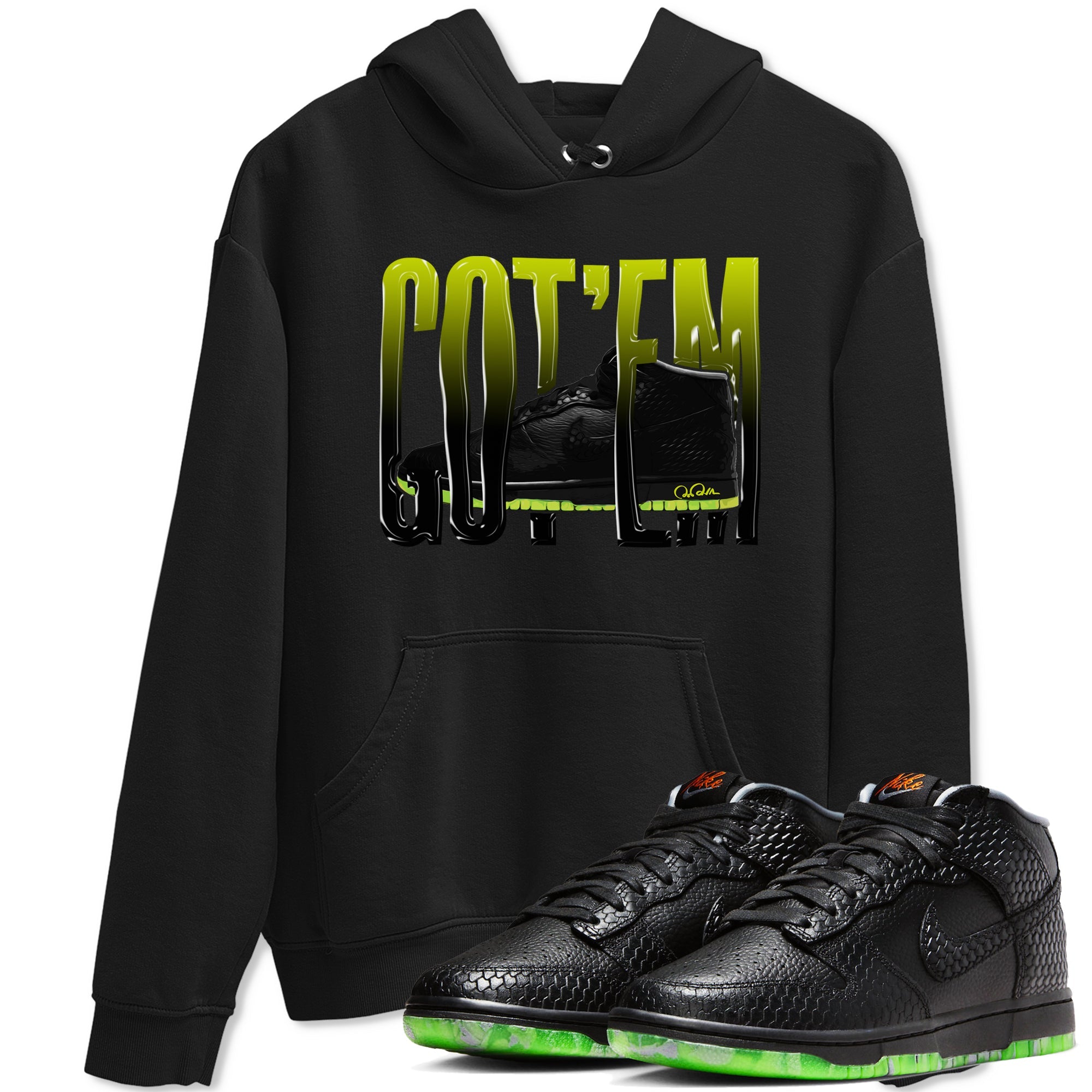 Dunk Halloween shirt to match jordans Wiggling Gotem sneaker tees halloween horror nights Nike Dunk Halloween Drip Gear Zone Unisex Black 1 T-Shirt