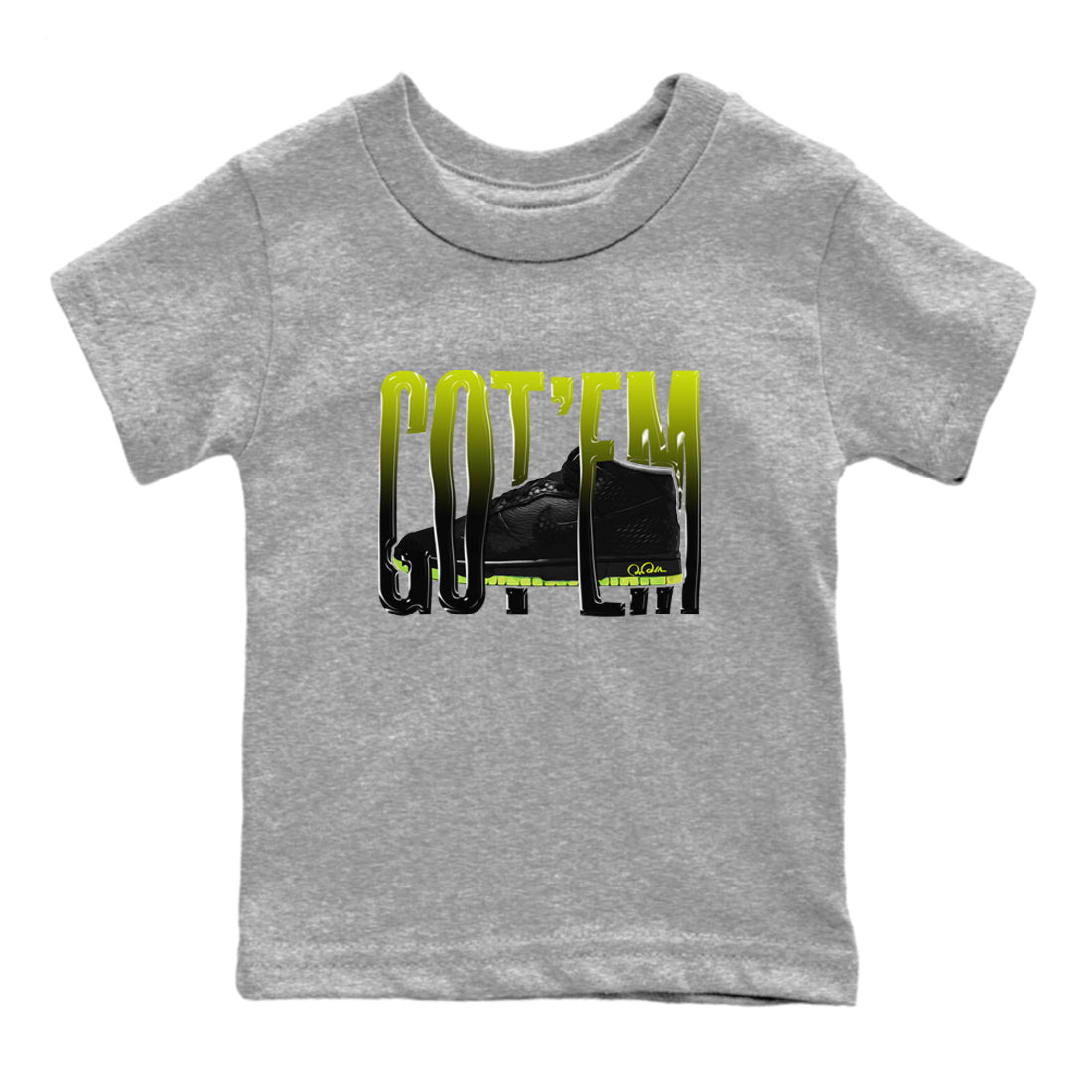 Dunk Halloween shirt to match jordans Wiggling Gotem sneaker tees halloween horror nights Nike Dunk Halloween Drip Gear Zone Baby Toddler Heather Grey 2 T-Shirt