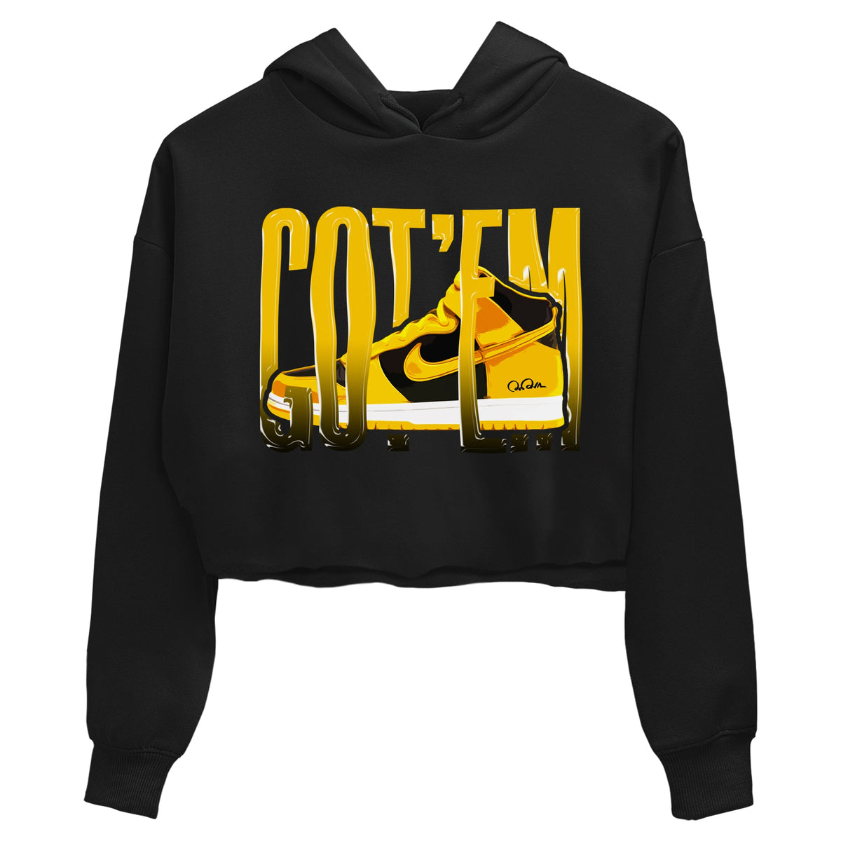 Dunk High Wu Tang shirts to match jordans Wiggling Gotem sneaker match tees Dunk High Wu Tang match shoes to clothes Drip Gear Zone unisex cotton Black 2 crop tee