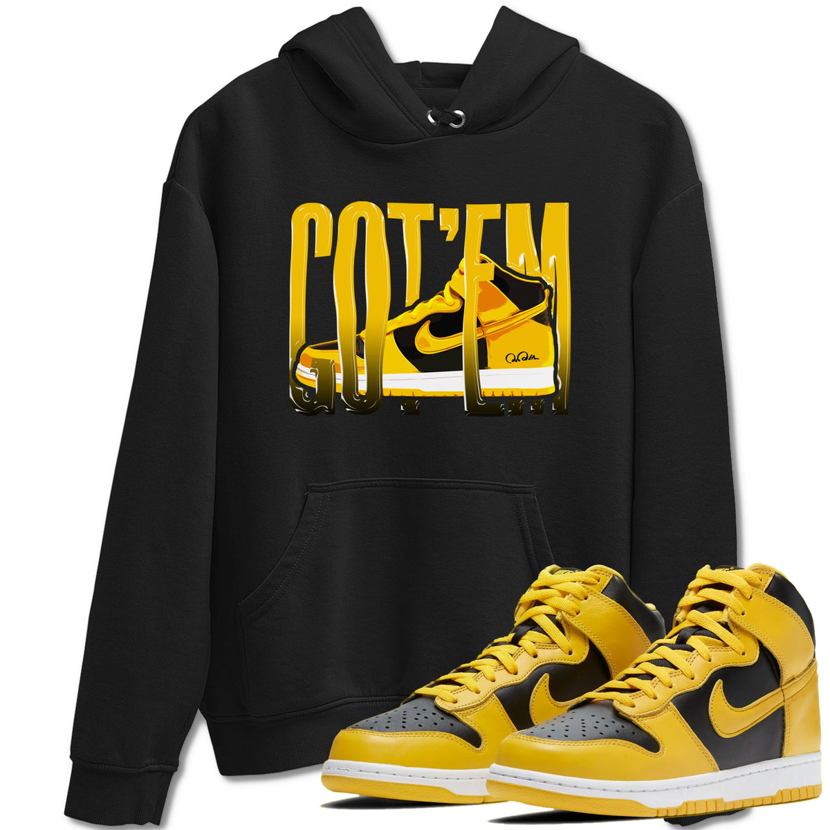 Dunk High Wu Tang shirts to match jordans Wiggling Gotem sneaker match tees Dunk High Wu Tang match shoes to clothes Drip Gear Zone unisex cotton Black 1 shirts