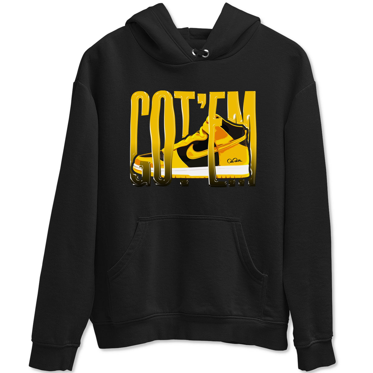 Dunk High Wu Tang shirts to match jordans Wiggling Gotem sneaker match tees Dunk High Wu Tang match shoes to clothes Drip Gear Zone unisex cotton Black 2 shirts