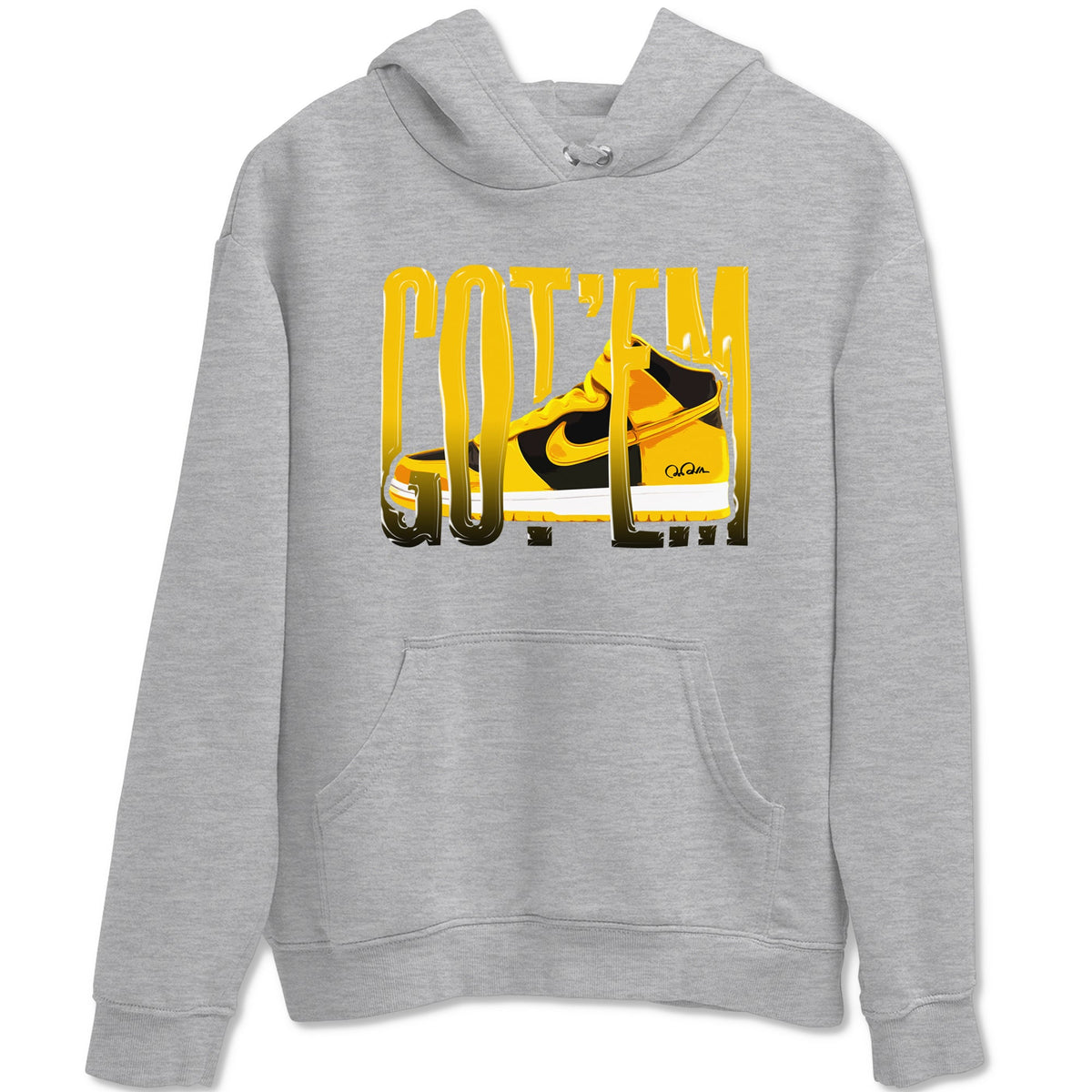 Dunk High Wu Tang shirts to match jordans Wiggling Gotem sneaker match tees Dunk High Wu Tang match shoes to clothes Drip Gear Zone unisex cotton Heather Grey 2 shirts