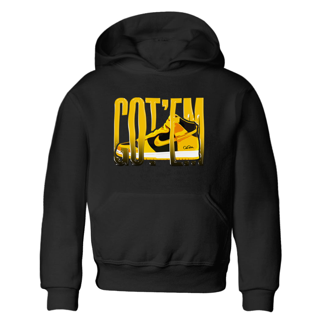 Dunk High Wu Tang shirts to match jordans Wiggling Gotem sneaker match tees Dunk High Wu Tang match shoes to clothes Drip Gear Zone Youth Baby Black 2 tee