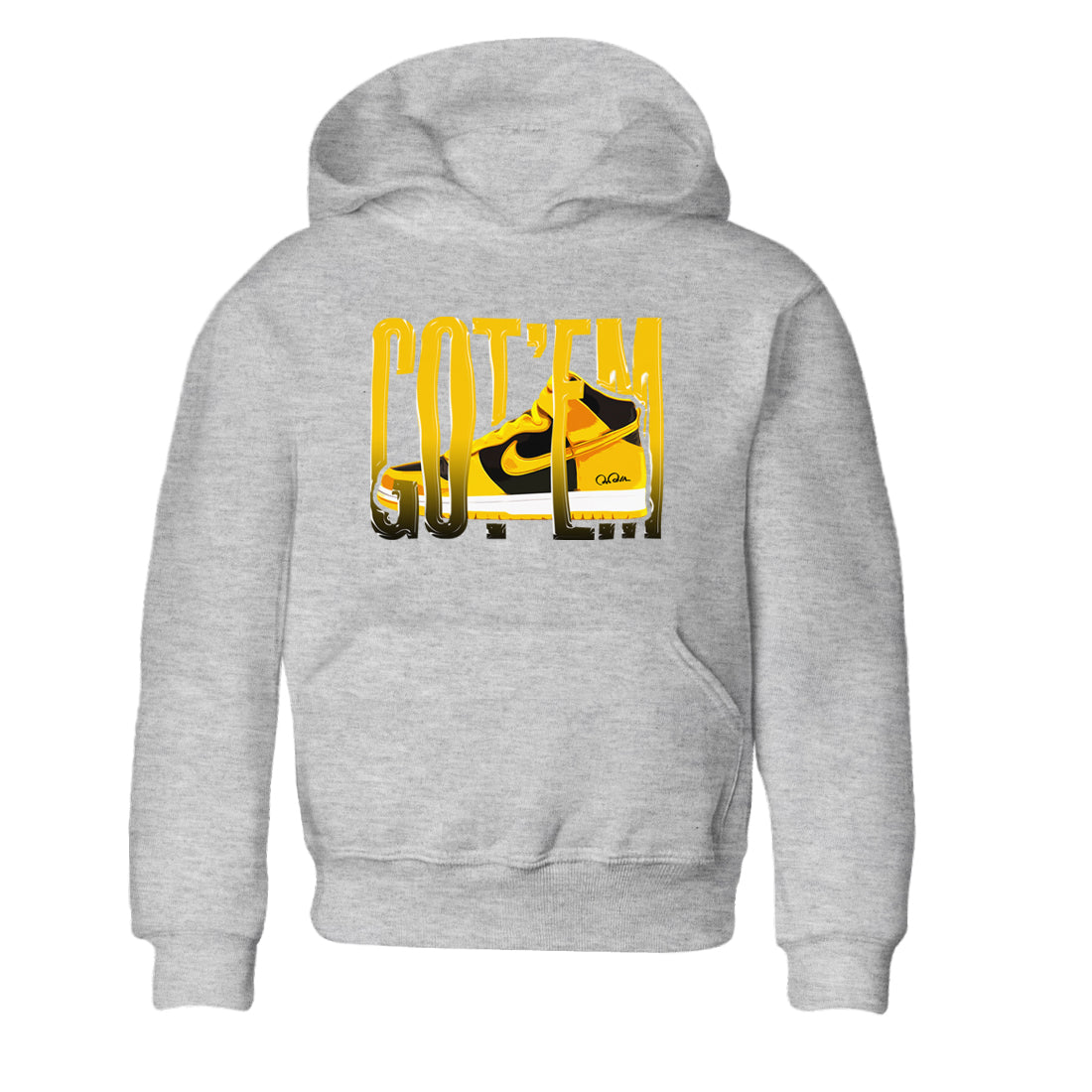 Dunk High Wu Tang shirts to match jordans Wiggling Gotem sneaker match tees Dunk High Wu Tang match shoes to clothes Drip Gear Zone Youth Baby Heather Grey 2 tee