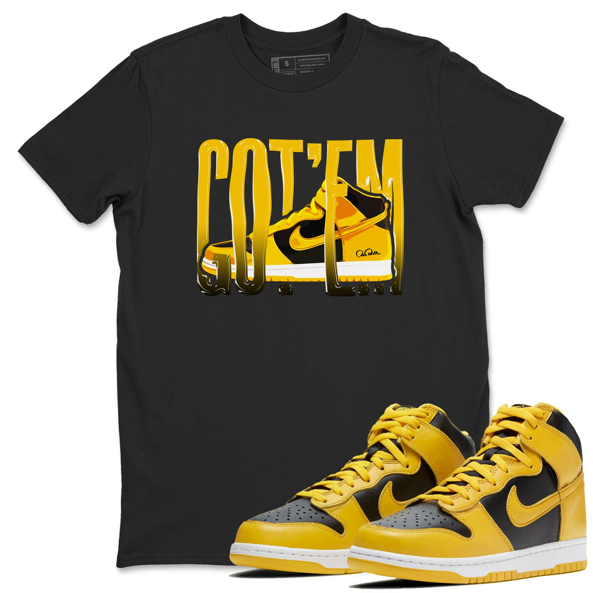 Dunk High Wu Tang shirts to match jordans Wiggling Gotem sneaker match tees Dunk High Wu Tang match shoes to clothes Drip Gear Zone unisex cotton Black 1 shirts