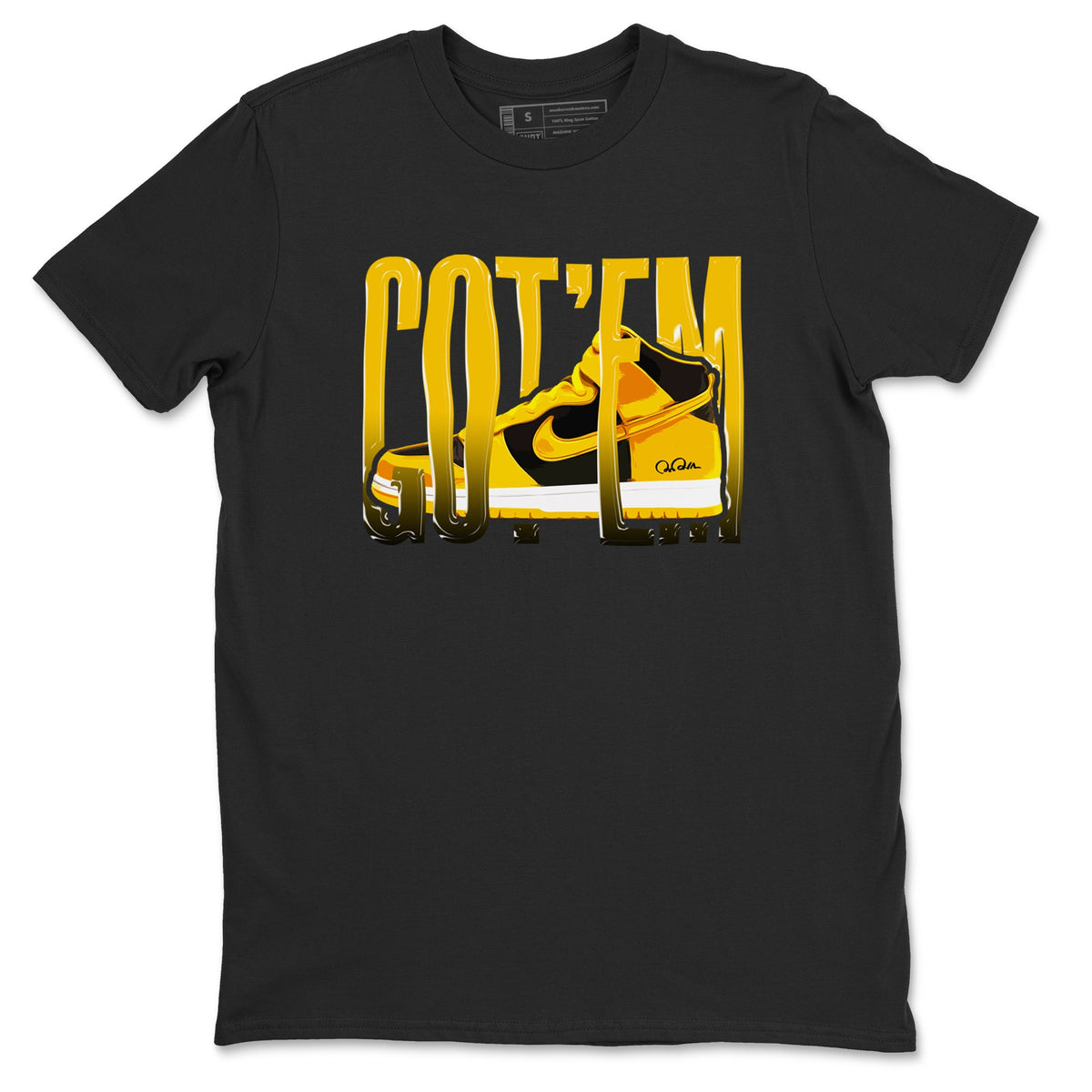 Dunk High Wu Tang shirts to match jordans Wiggling Gotem sneaker match tees Dunk High Wu Tang match shoes to clothes Drip Gear Zone unisex cotton Black 2 shirts