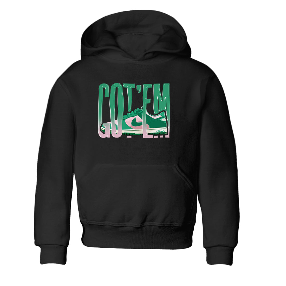 Dunk Low Medium Soft Pink Malachite shirt to match jordans Wiggling Gotem sneaker tees Dunk Medium Soft Pink Malachite Drip Gear Zone baby toddler Black 2 cotton Shirt