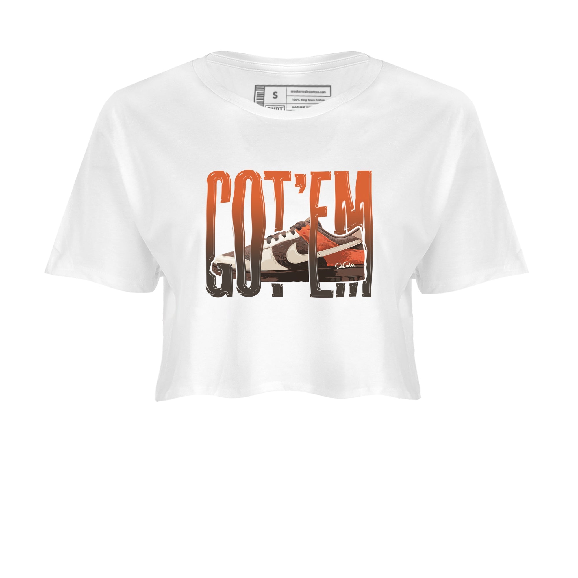Dunk Red Panda shirt to match jordans Wiggling Gotem sneaker tees Nike Dunk Low Red Panda Drip Gear Zone White 2 Crop T-Shirt