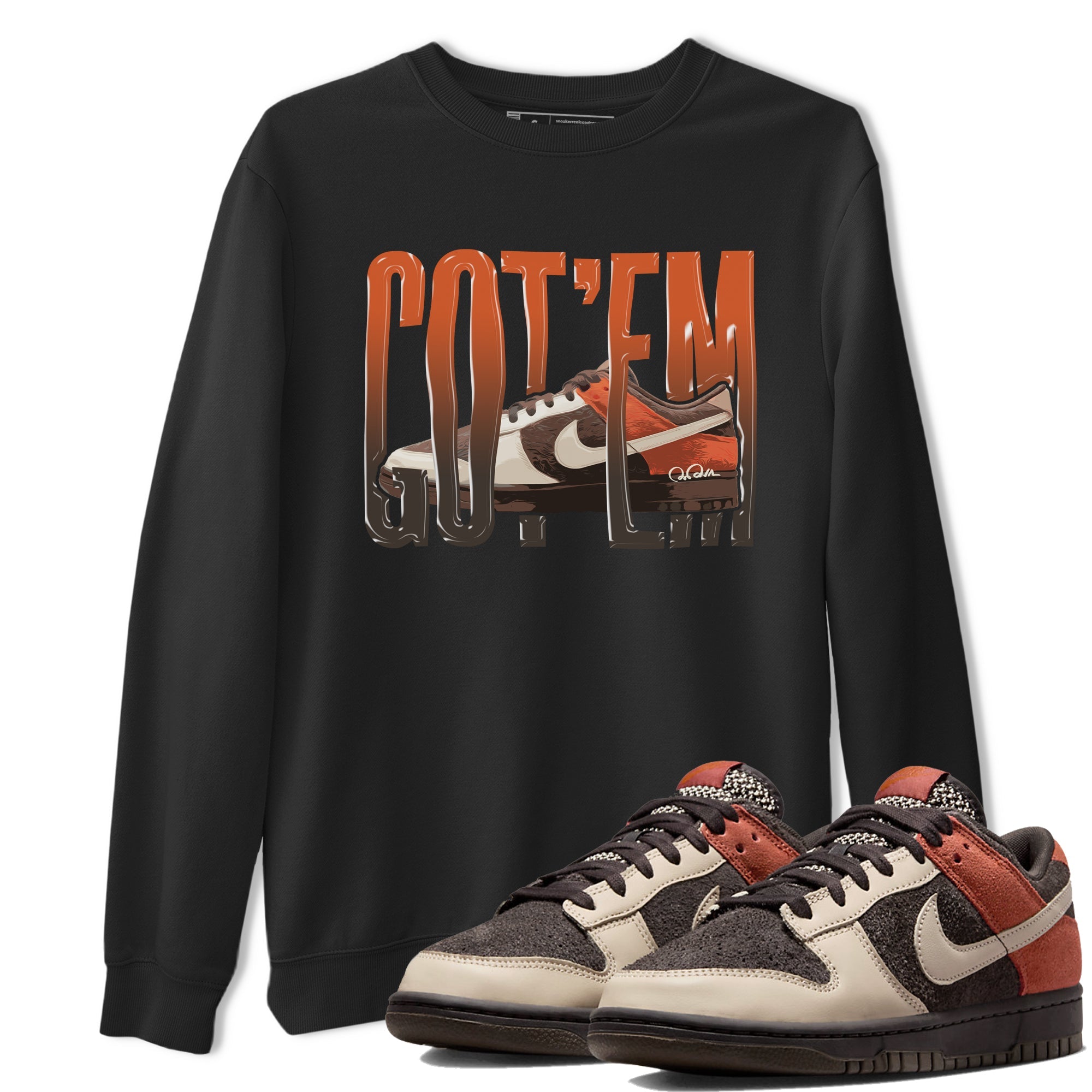 Dunk Red Panda shirt to match jordans Wiggling Gotem sneaker tees Nike Dunk Low Red Panda Drip Gear Zone Unisex Black 1 T-Shirt