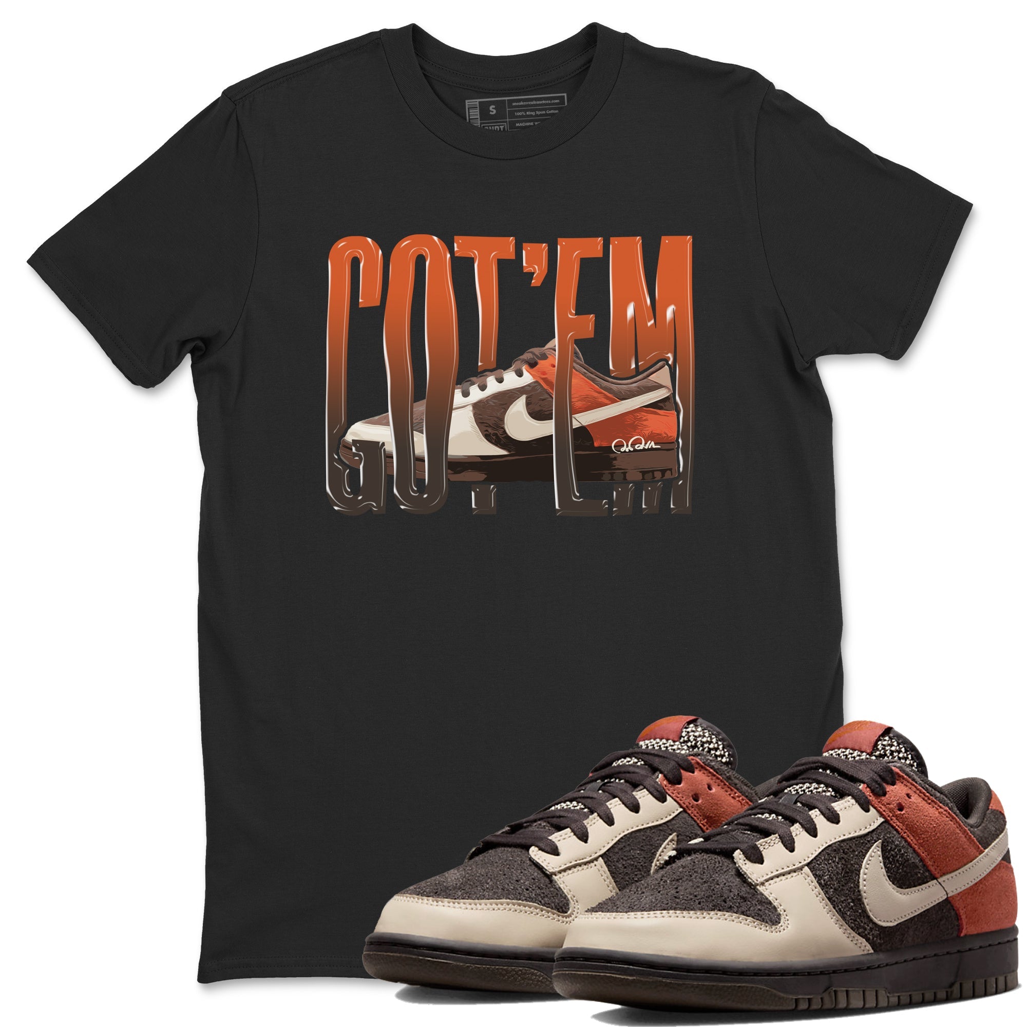 Dunk Red Panda shirt to match jordans Wiggling Gotem sneaker tees Nike Dunk Low Red Panda Drip Gear Zone Unisex Black 1 T-Shirt
