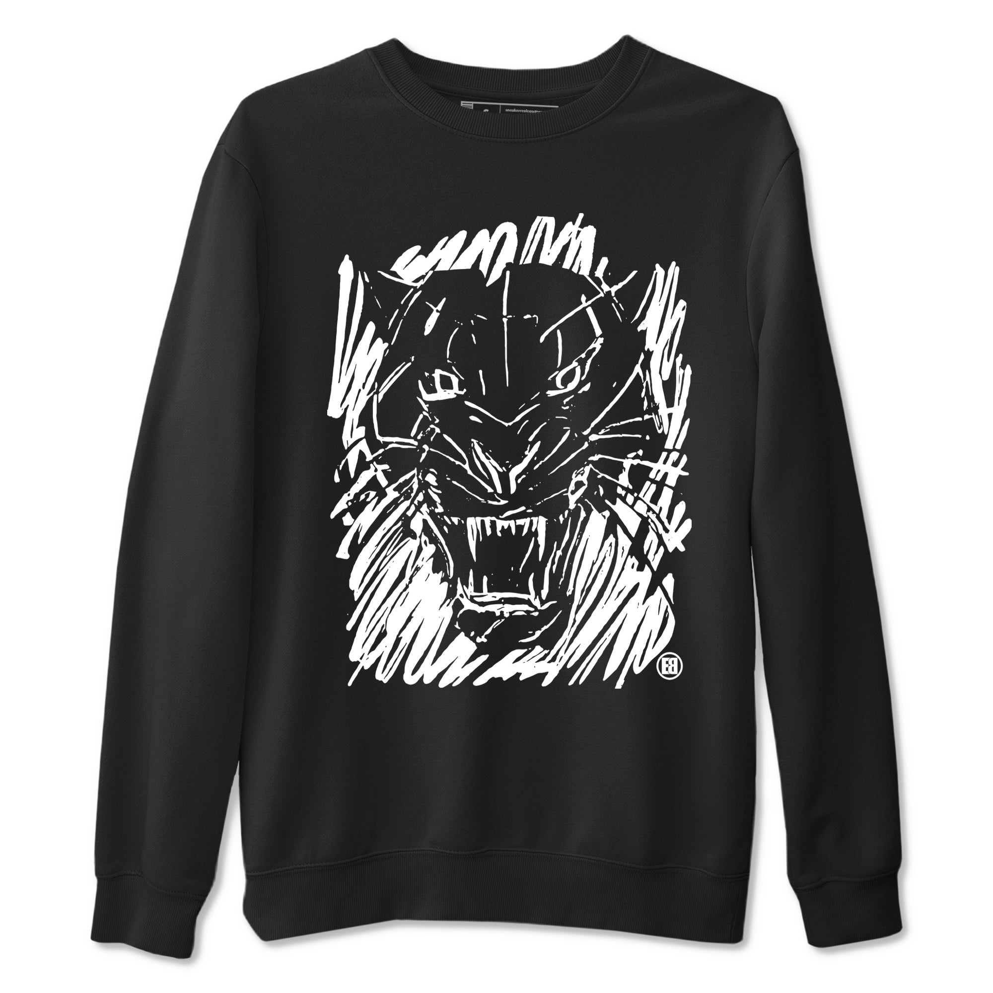 4s White Thunder shirts to match jordans Wild Cat Doodle sneaker match tees Air Jordan 4 Retro White Thunder match shoes to clothes Drip Gear Zone unisex cotton Black 2 shirts