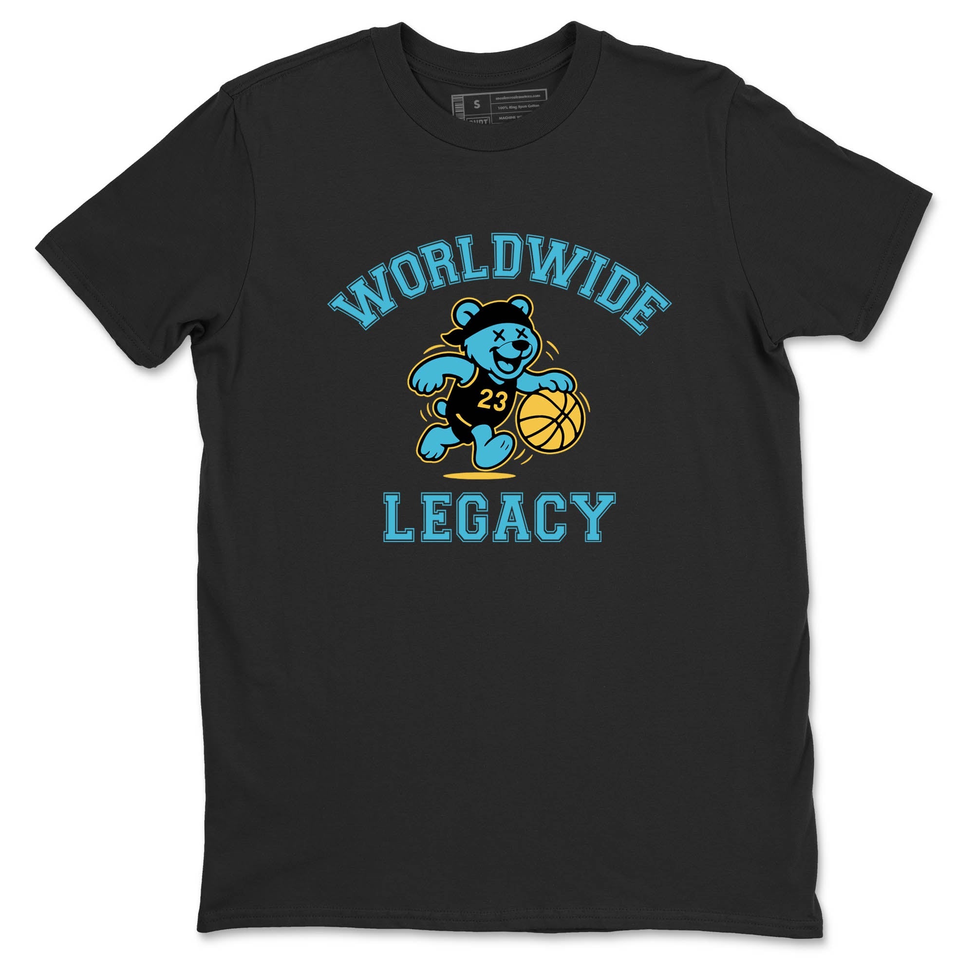 Sneaker Threads  Sneaker Tees To Match Air Jordan 11 Retro Gamma  Worldwide Legacy Graphic Tee Black 2. Perfect for Jordan releases 2025 colorways.