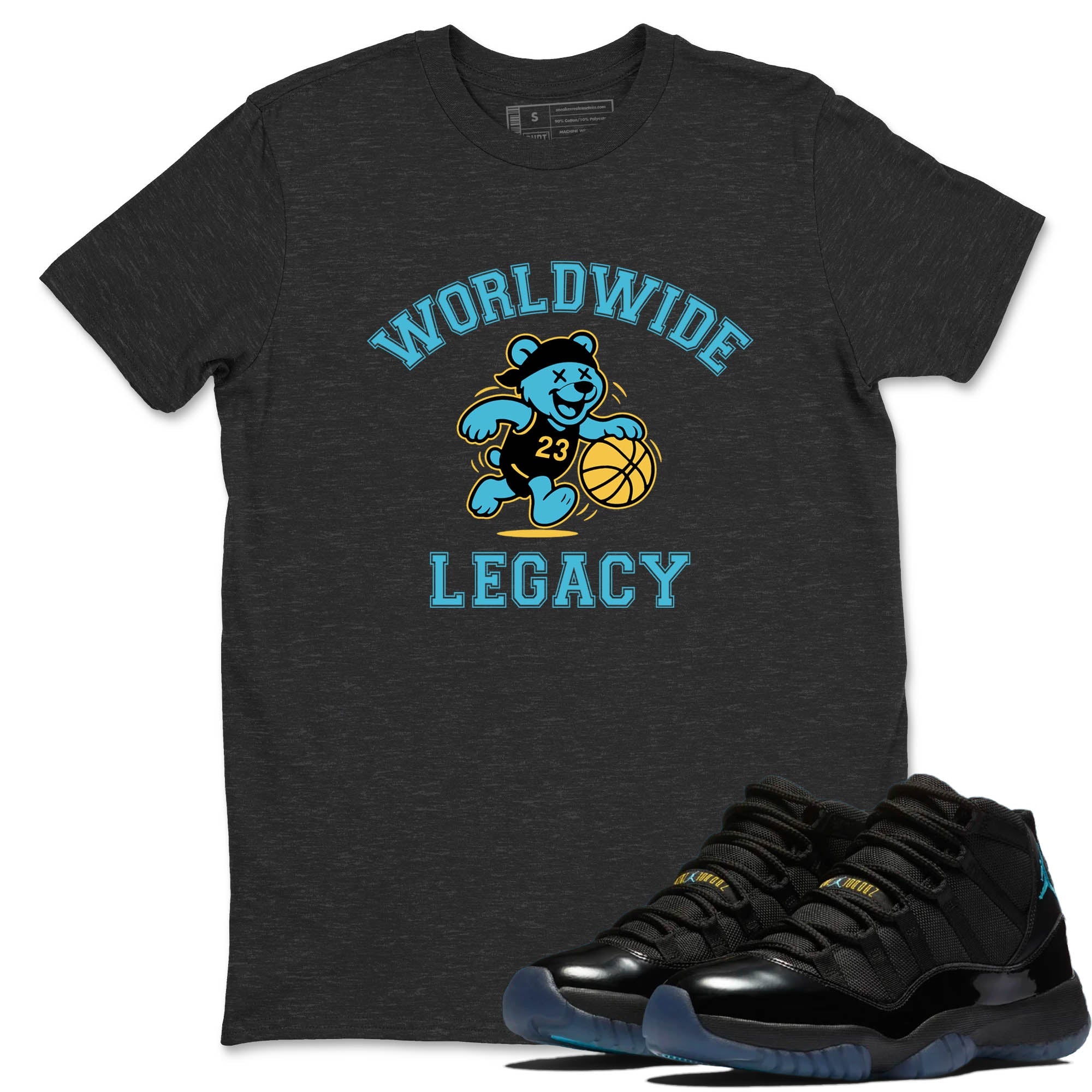 Sneaker Threads  Sneaker Tees To Match Air Jordan 11 Retro Gamma  Worldwide Legacy Graphic Tee Charcoal Heather 1. Perfect for Jordan releases 2025 colorways.