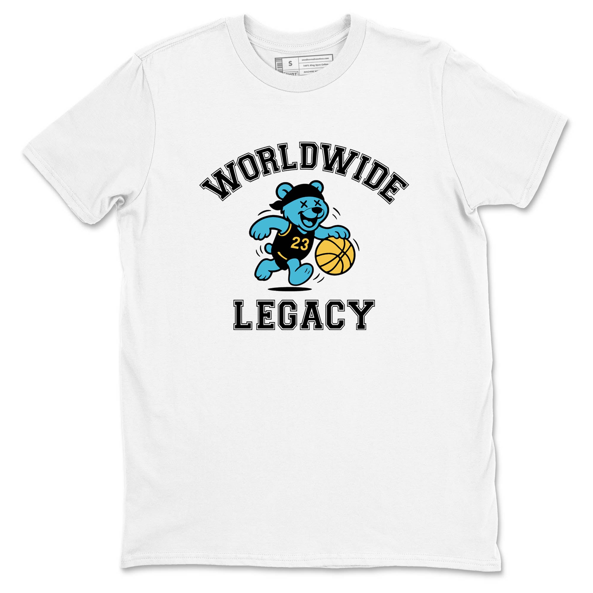 Sneaker Threads  Sneaker Tees To Match Air Jordan 11 Retro Gamma  Worldwide Legacy Graphic Tee White 2. Perfect for Jordan releases 2025 colorways.