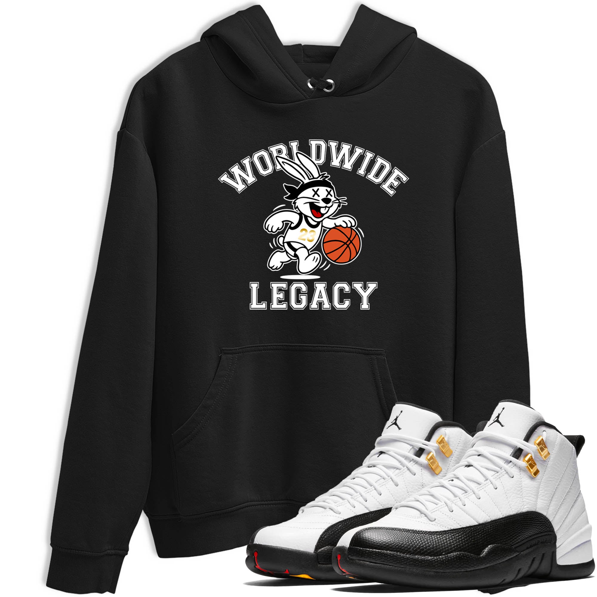Sneaker Threads  Sneaker Tees To Match Air Jordan 12 Taxi  Worldwide Legacy Graphic Tee Black 1. Perfect for Jordan releases 2025 colorways.