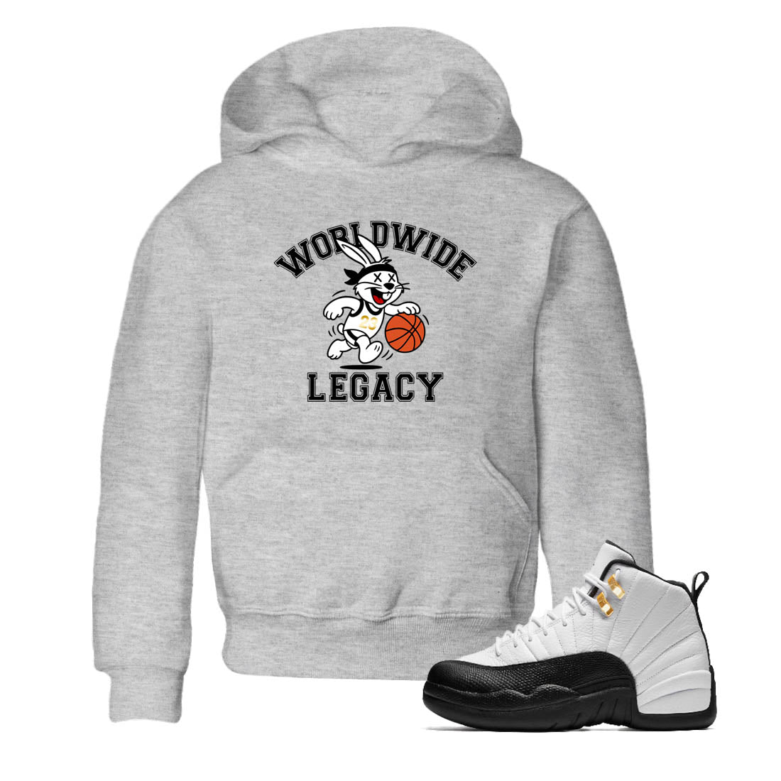 Sneaker Threads  Sneaker Tees To Match Air Jordan 12 Taxi  Worldwide Legacy Youth Graphic Tee Heather Grey 1. Perfect for Jordan releases 2025 colorways.