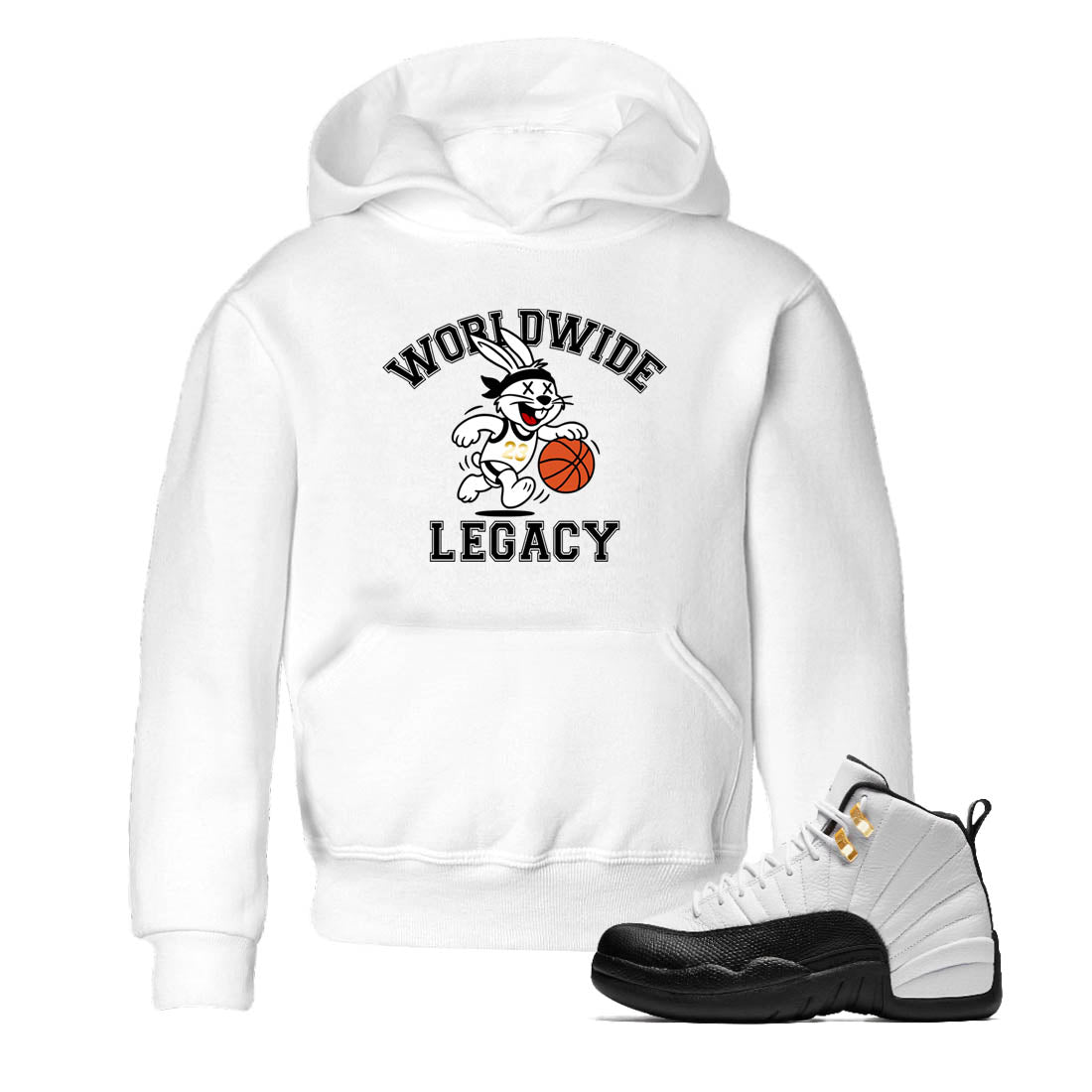 Sneaker Threads  Sneaker Tees To Match Air Jordan 12 Taxi  Worldwide Legacy Youth Graphic Tee White 1. Perfect for Jordan releases 2025 colorways.