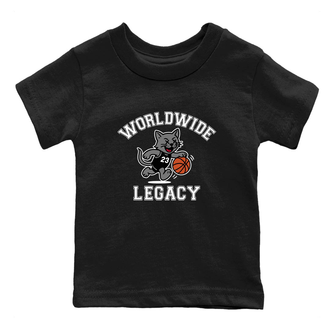 Sneaker Threads  Sneaker Tees To Match Air Jordan 4 Black Cat  Worldwide Legacy Youth Graphic Tee Black 2. Perfect for Jordan releases 2025 colorways.