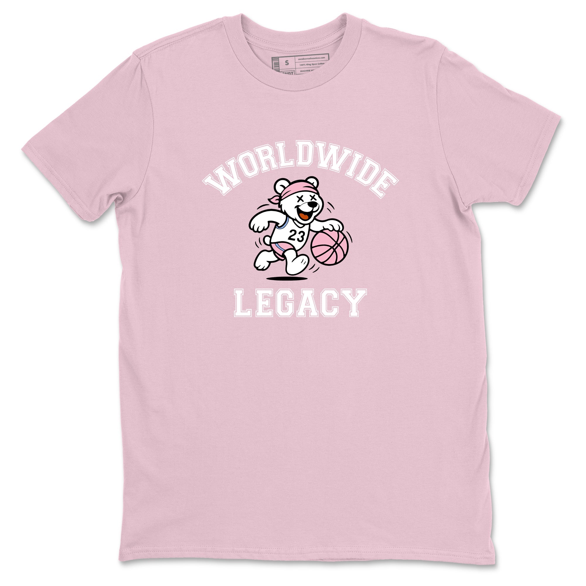 Sneaker Threads  Sneaker Tees To Match Air Jordan 5 Medium Soft Pink  Worldwide Legacy Graphic Tee Pink 2. Perfect for Jordan releases 2025 colorways.