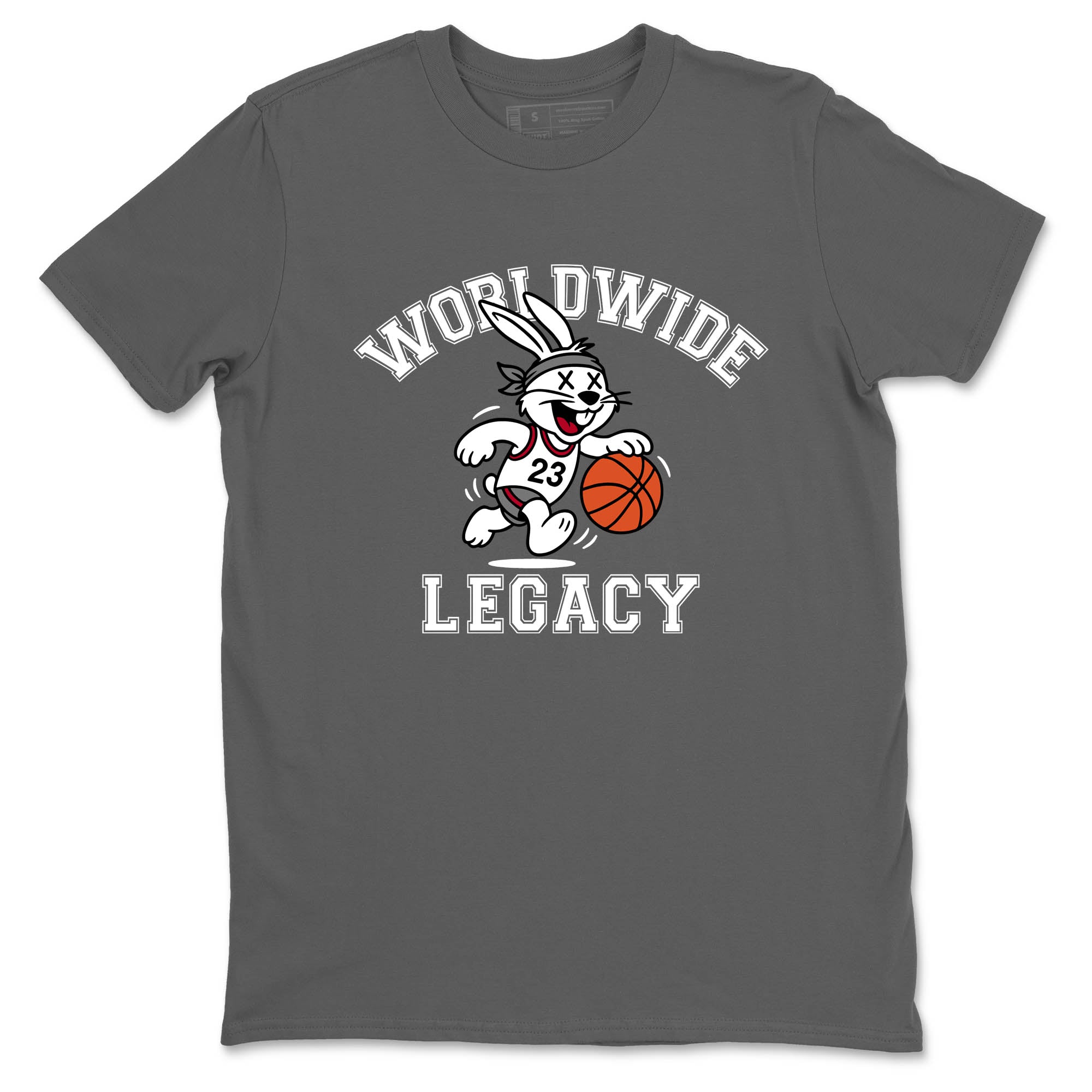 Sneaker Threads  Sneaker Tees To Match Air Jordan 8 Bunny  Worldwide Legacy Graphic Tee Cool Grey 2. Perfect for Jordan releases 2025 colorways.