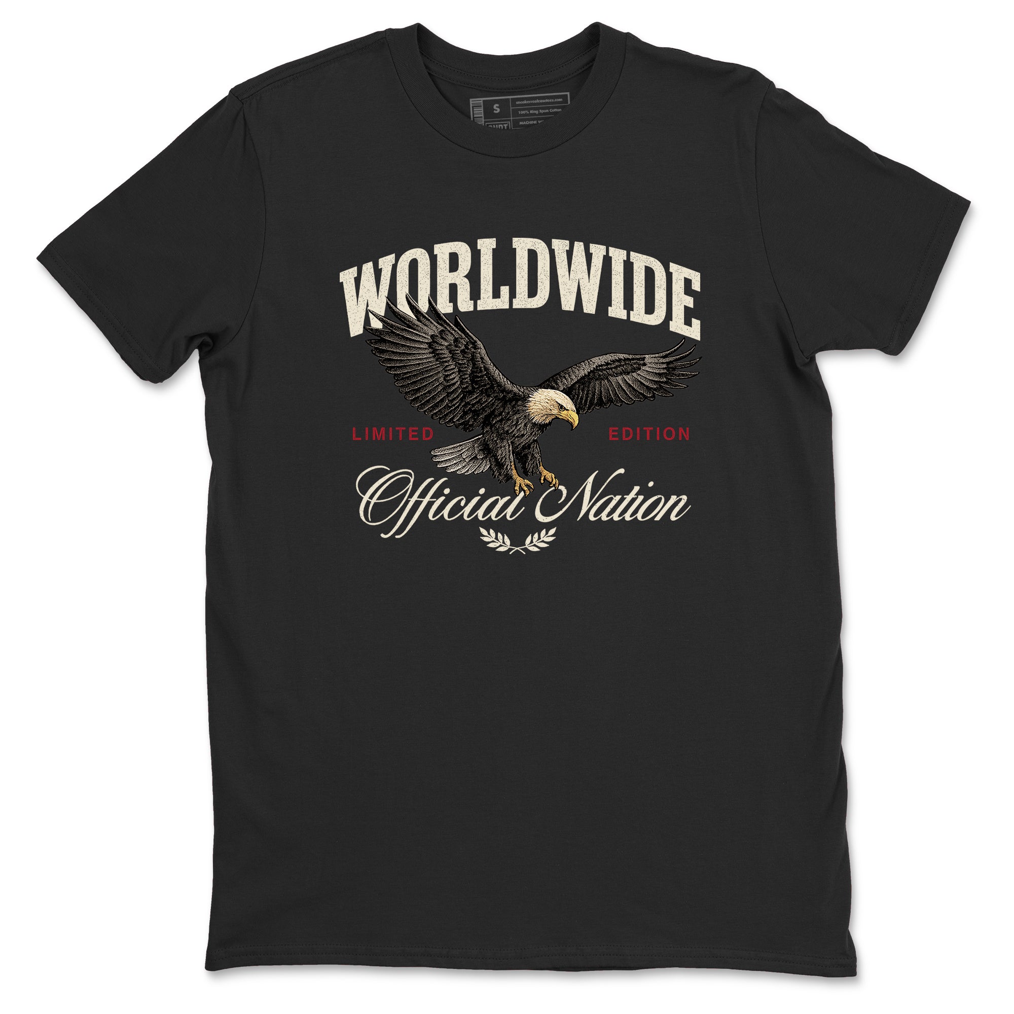 Sneaker Threads  Sneaker Tees To Match Air Foamposite One Pearl  Worldwide Official Nation Graphic Tee Black 2. Perfect for Jordan releases 2025 colorways.