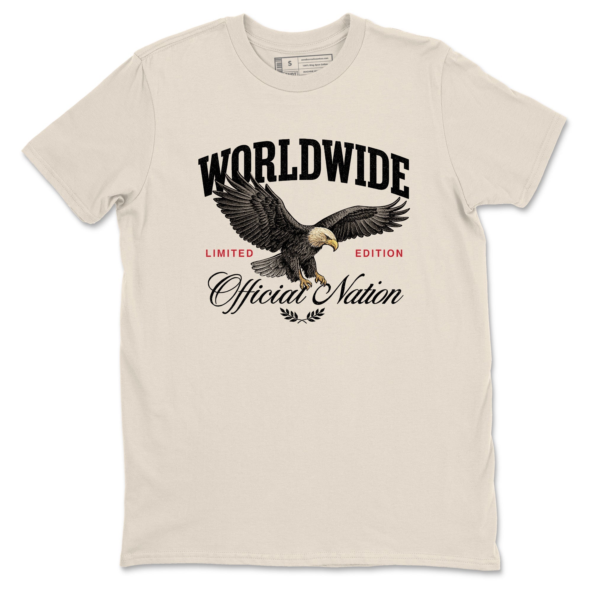 Sneaker Threads  Sneaker Tees To Match Air Foamposite One Pearl  Worldwide Official Nation Graphic Tee Natural 2. Perfect for Jordan releases 2025 colorways.